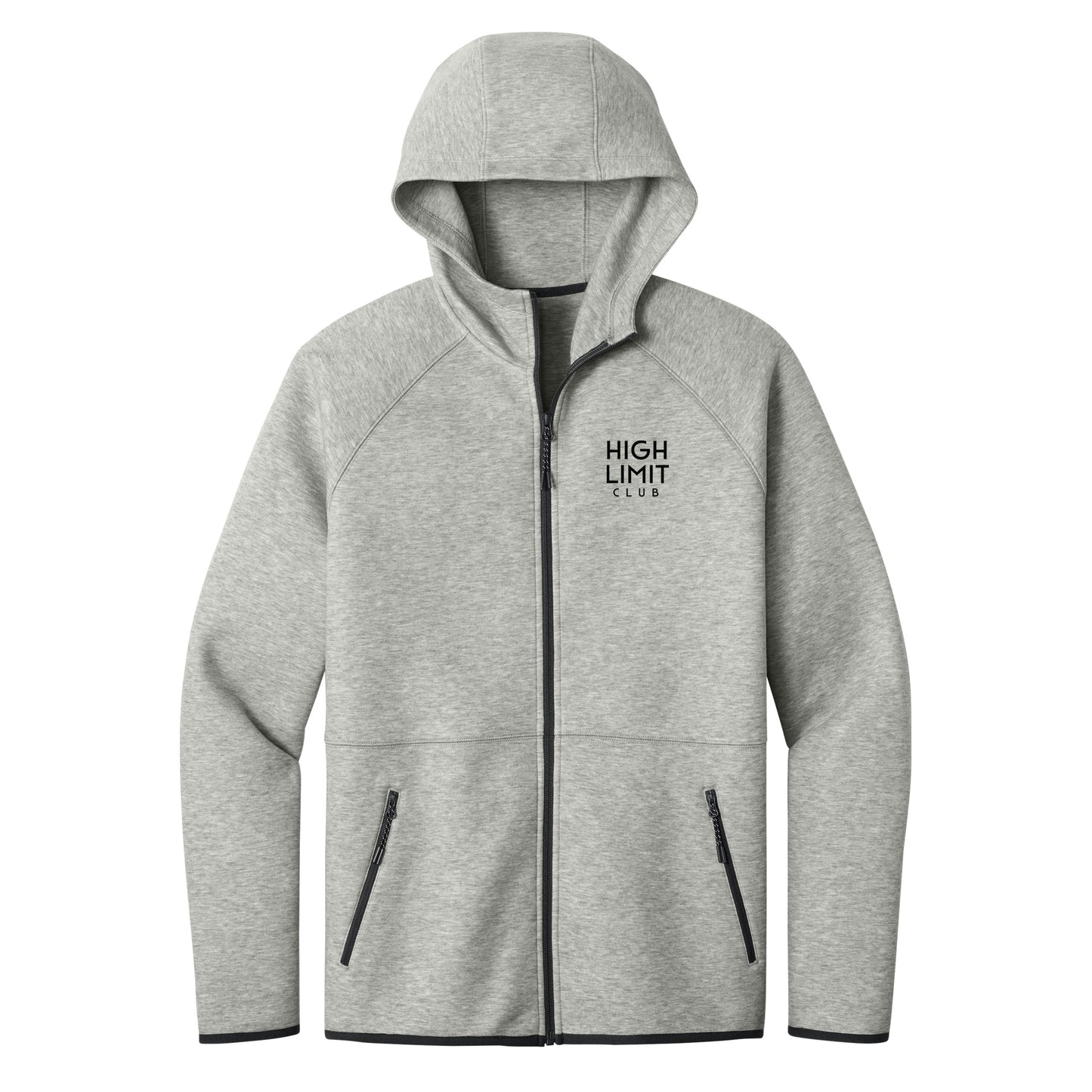 High Limit Club, 3D Effect HLC Stack Logo, Phenom Full-Zip Hoodie