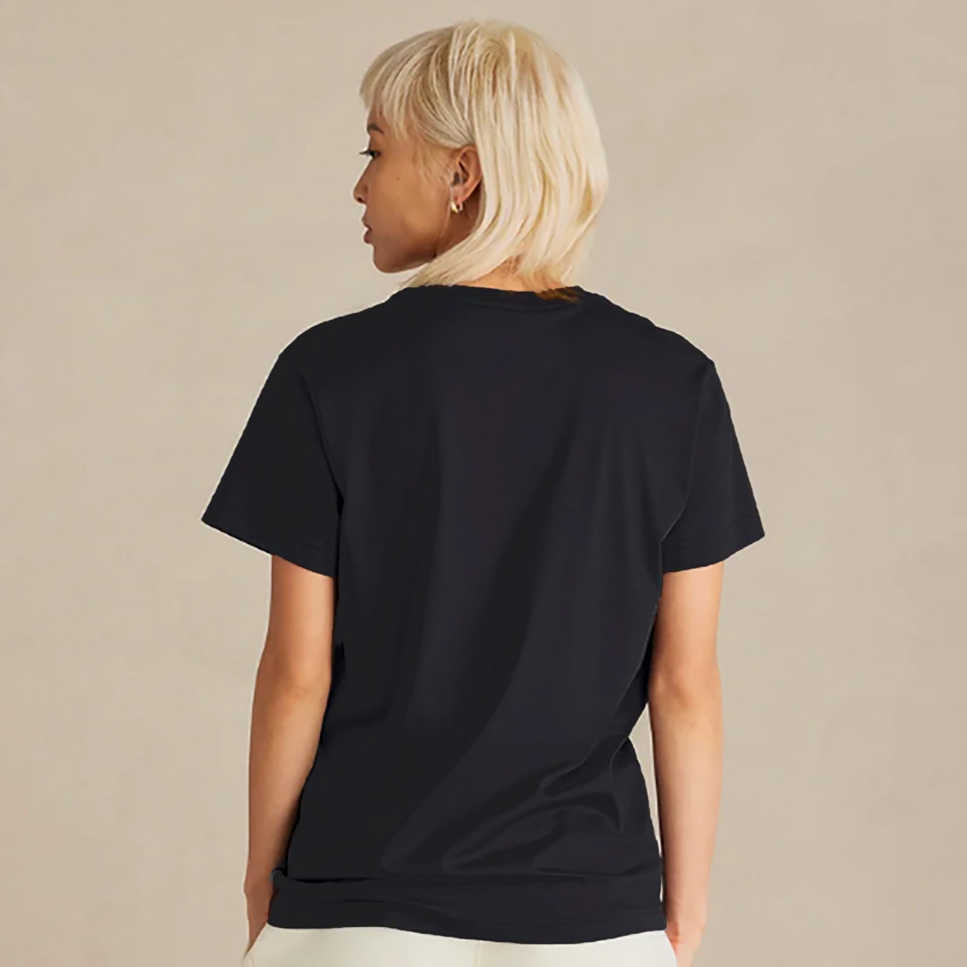 High Limit Club, Embroidered High Limit Club Logo, Black Midweight Supima® T-Shirt
