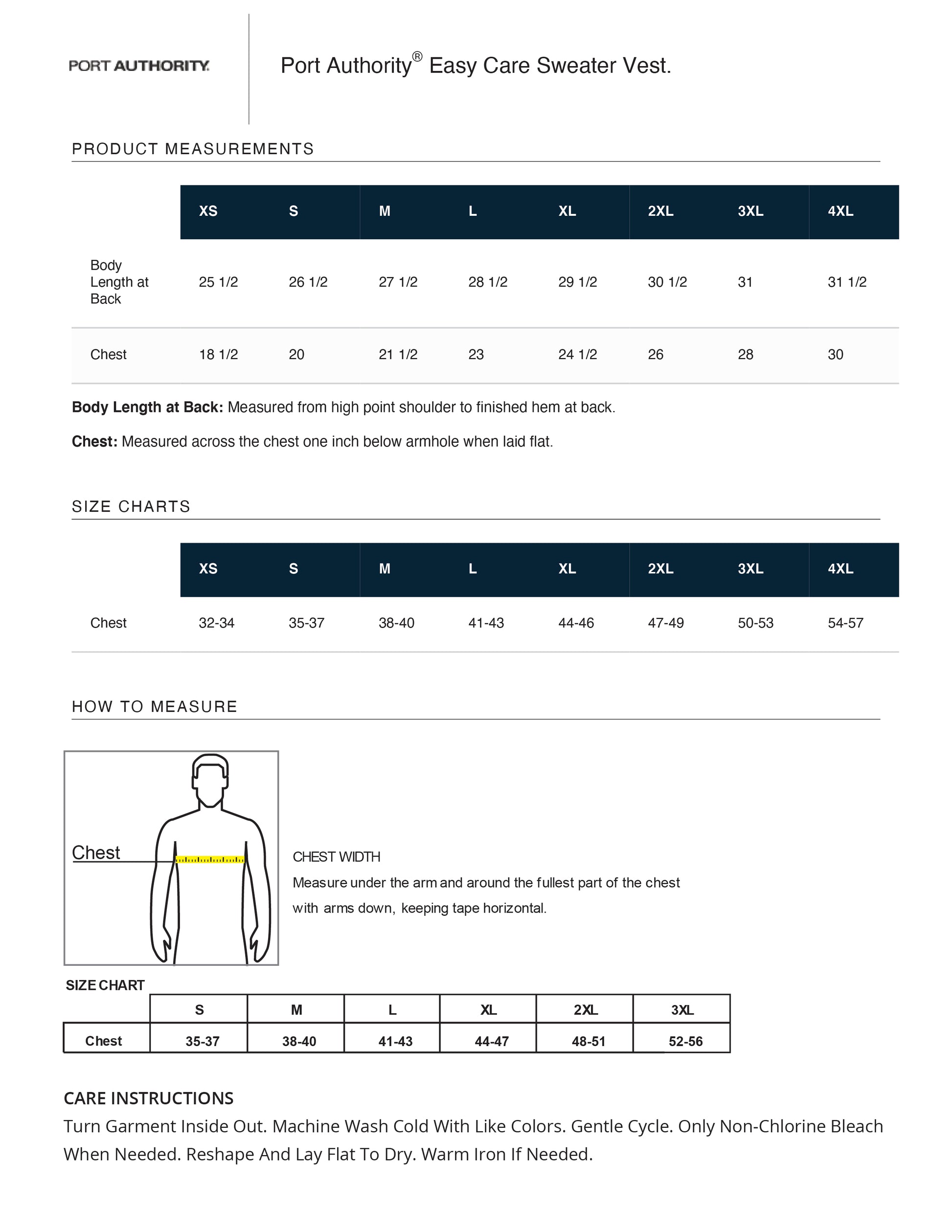 SW2860_SpecSheetMeasurements