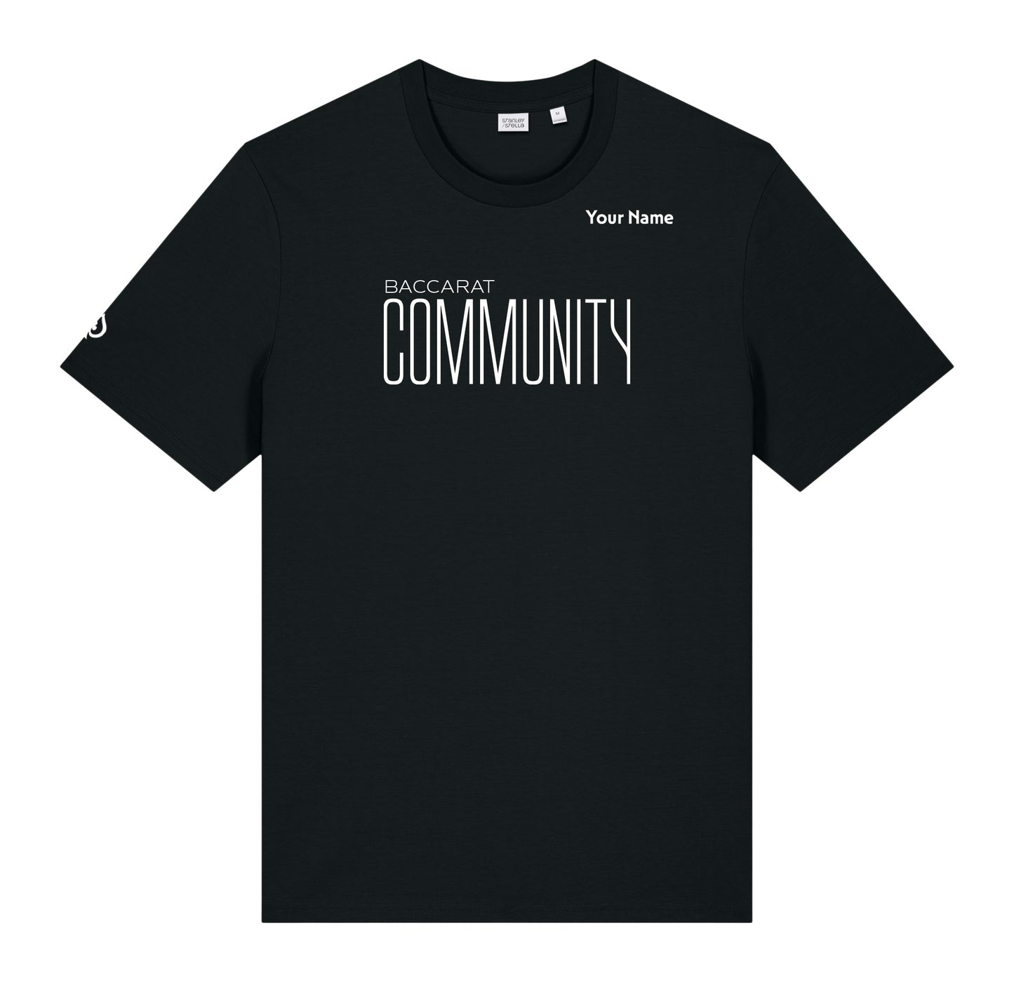 High Limit Club, Baccarat Community, Customizable (Your Name) Unisex Creator 2.0 T-Shirt - Black