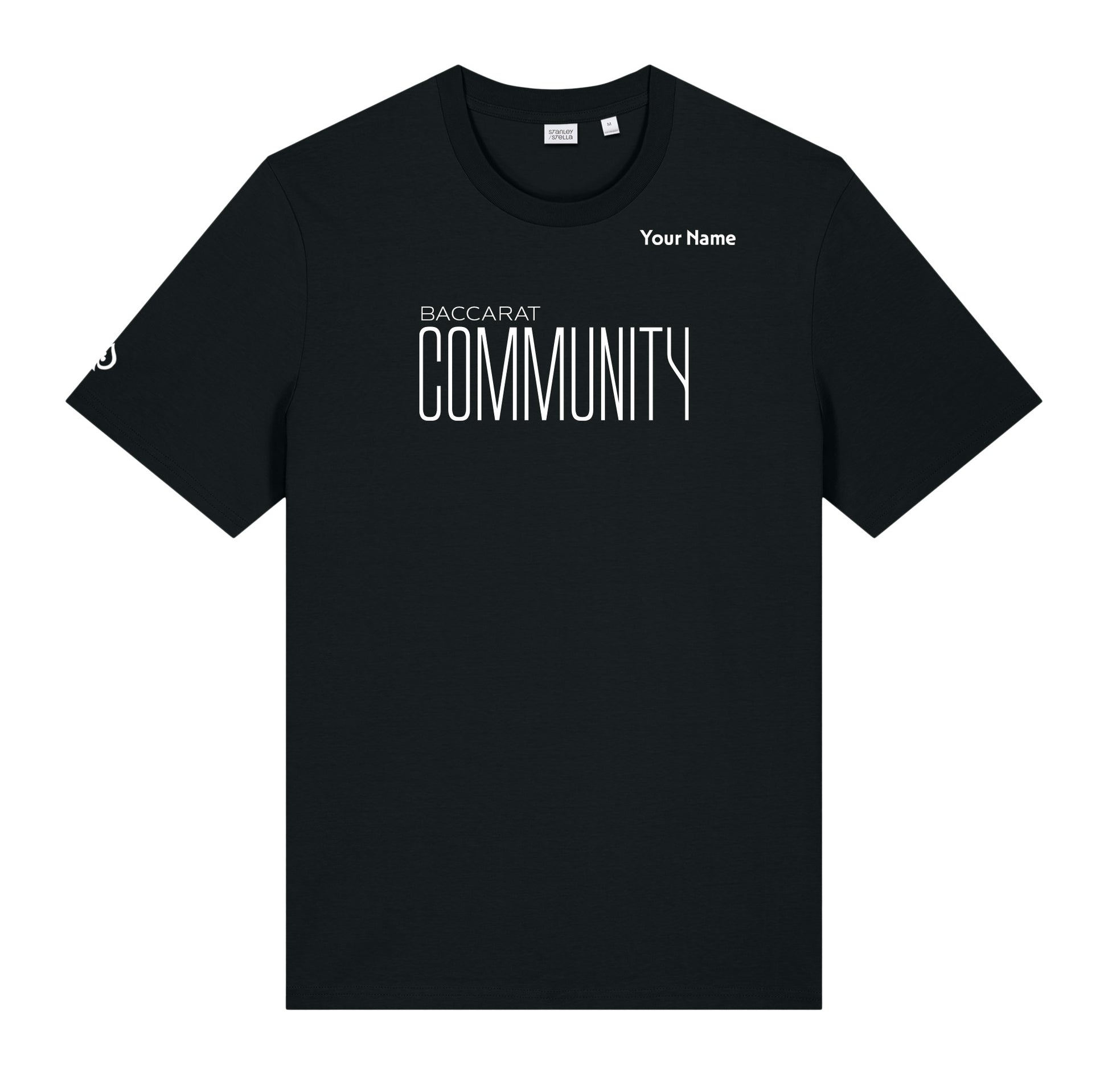 High Limit Club, Baccarat Community, Customizable (Your Name) Unisex Creator 2.0 T-Shirt - Black