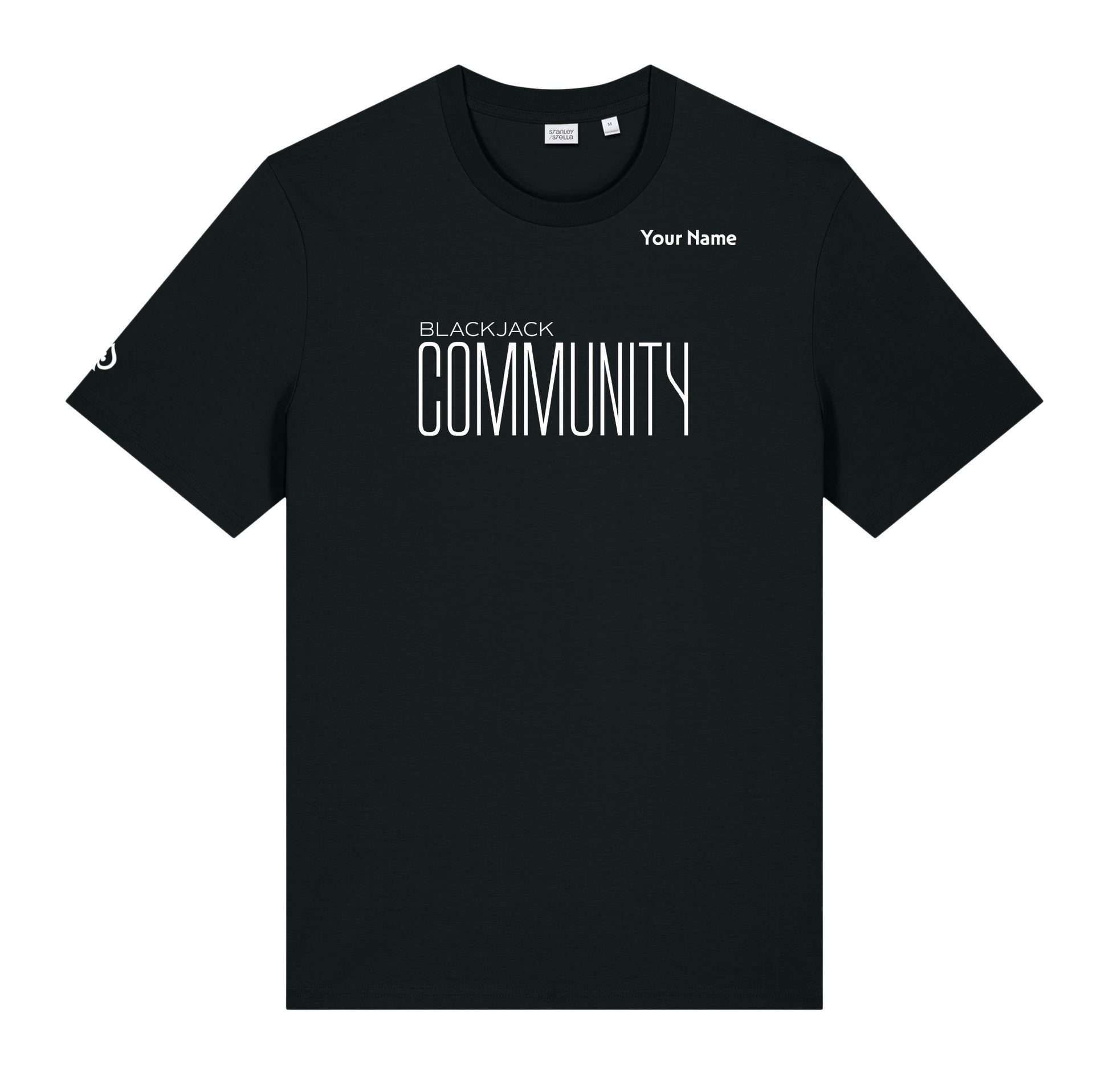 High Limit Club, Blackjack Community, Customizable (Your Name) Unisex Creator 2.0 Tee- Black