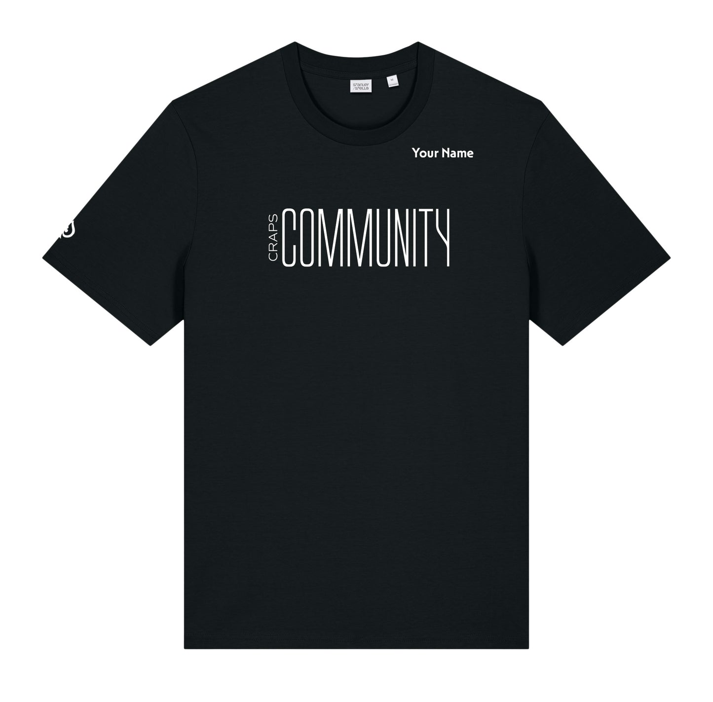 High Limit Club, Craps Community, Customizable (Your Name) Unisex Creator 2.0 T-Shirt - Black