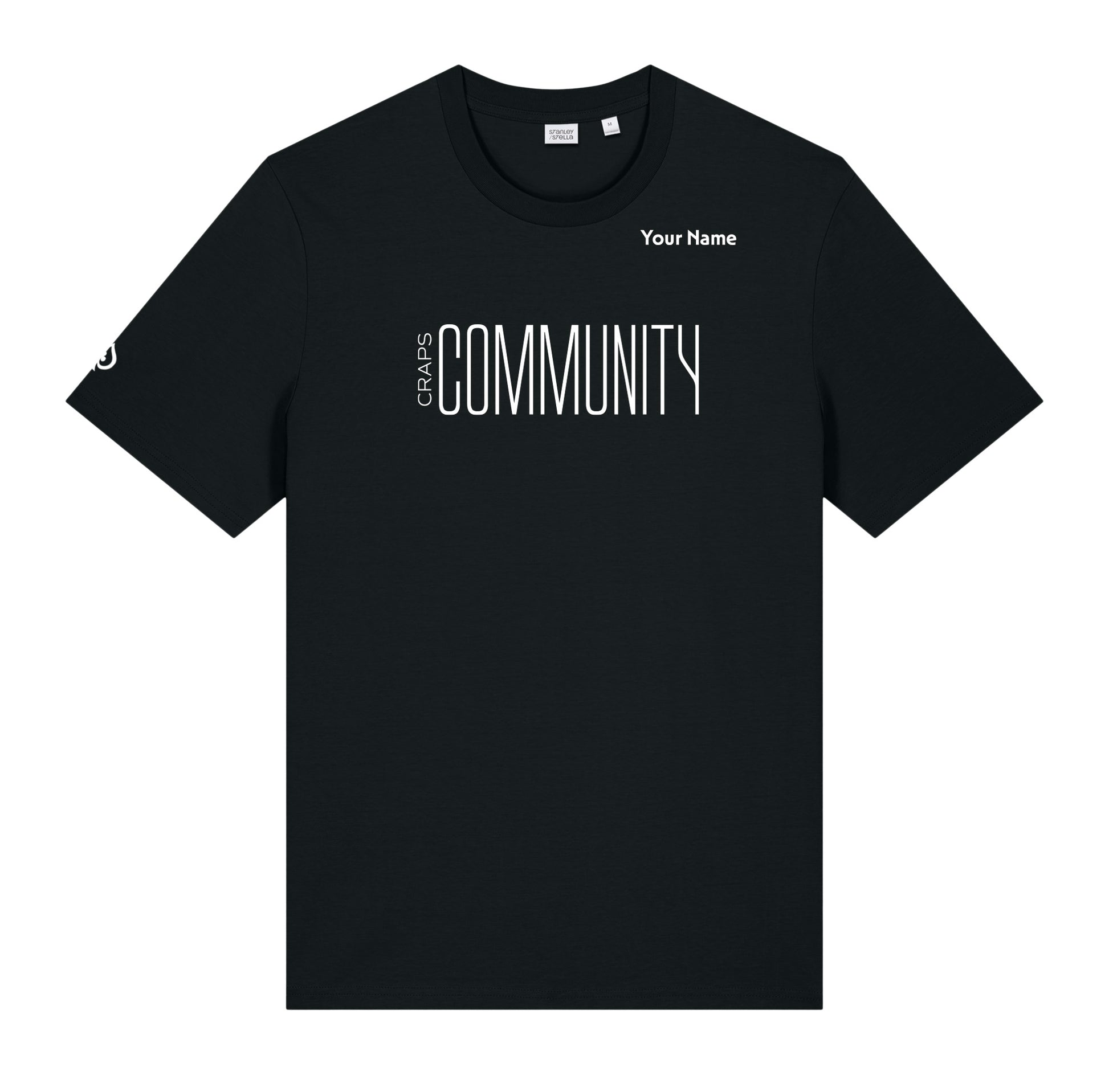 High Limit Club, Craps Community, Customizable (Your Name) Unisex Creator 2.0 T-Shirt - Black