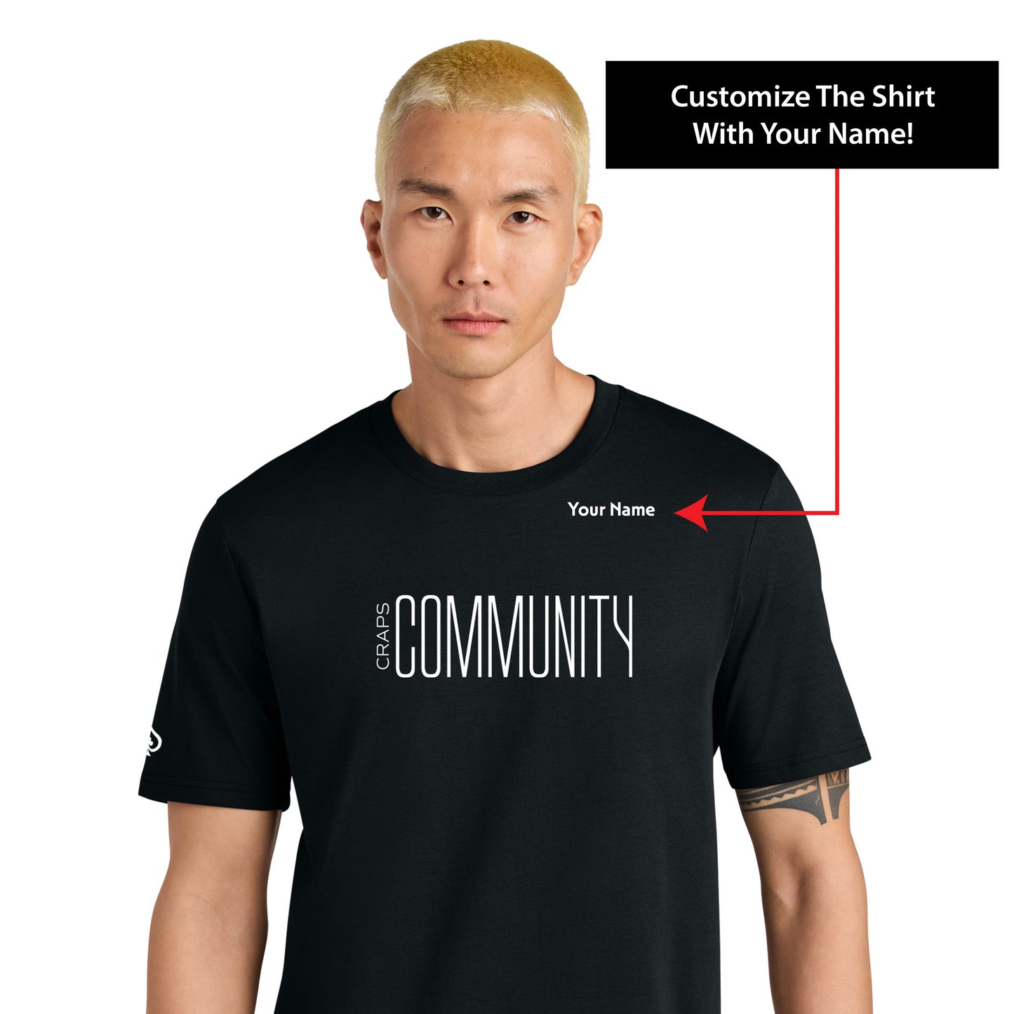 High Limit Club, Craps Community, Customizable (Your Name) Unisex Creator 2.0 T-Shirt - Black