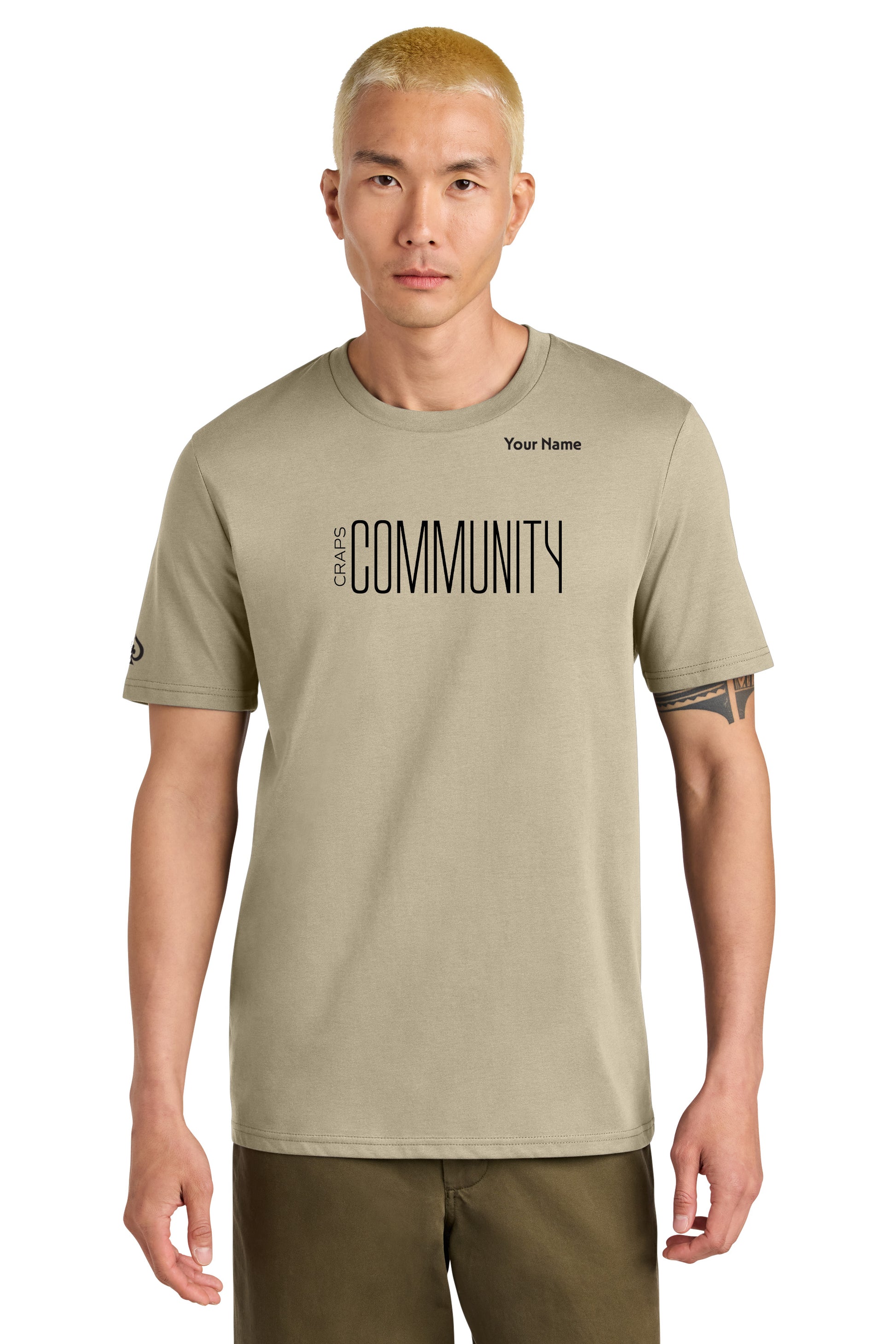 High Limit Club, Craps Community, Customizable (Your Name) Unisex Creator 2.0 T-Shirt - Desert Dust