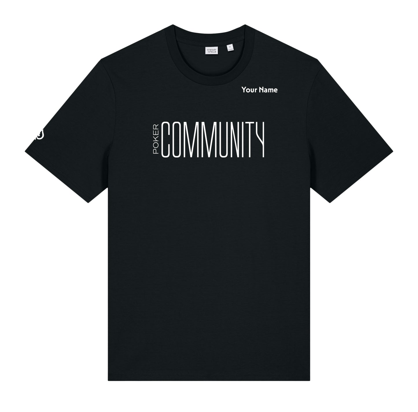 High Limit Club, Poker Community, Customizable (Your Name) Unisex Creator 2.0 T-Shirt - Black