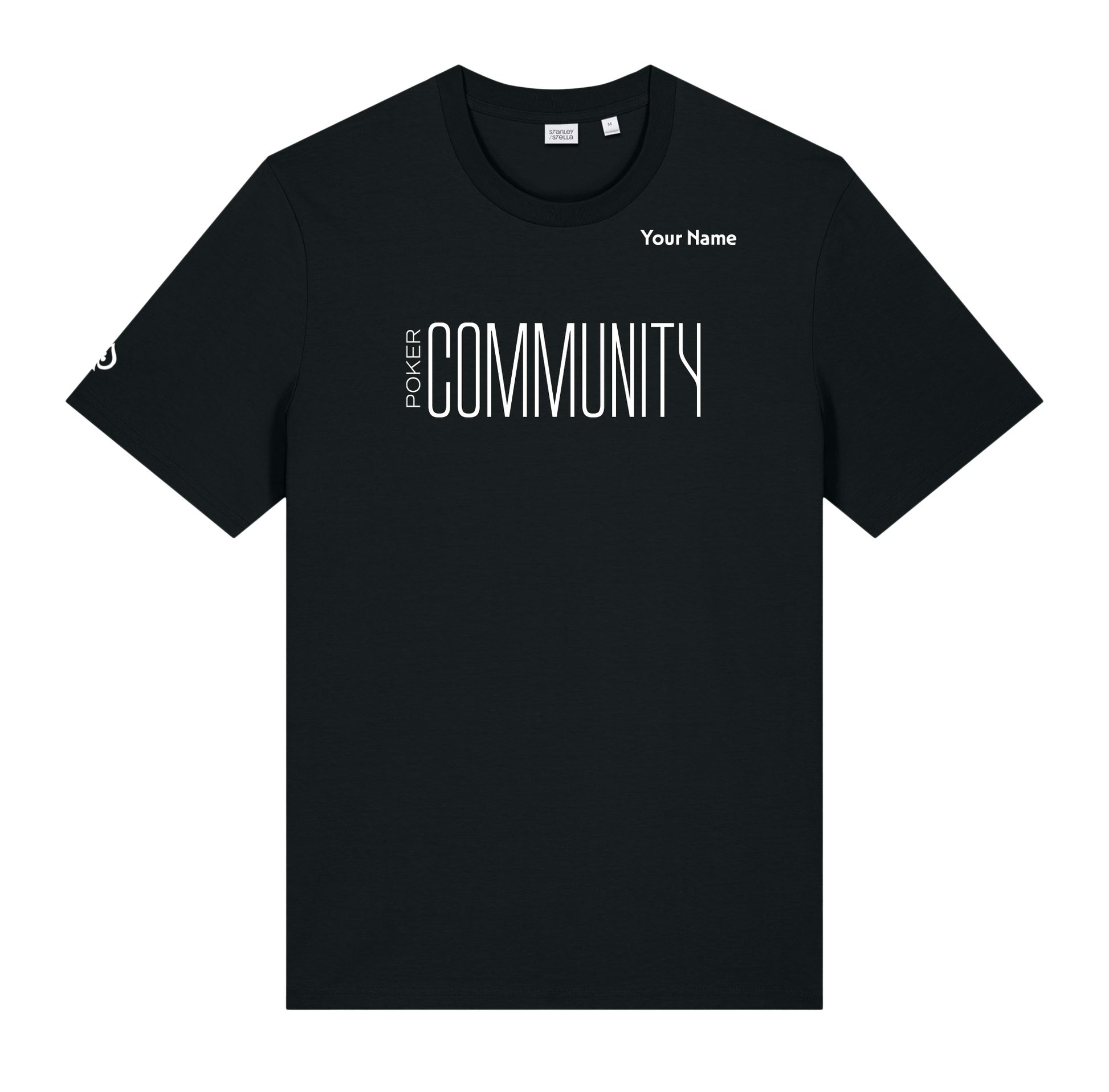 High Limit Club, Poker Community, Customizable (Your Name) Unisex Creator 2.0 T-Shirt - Black