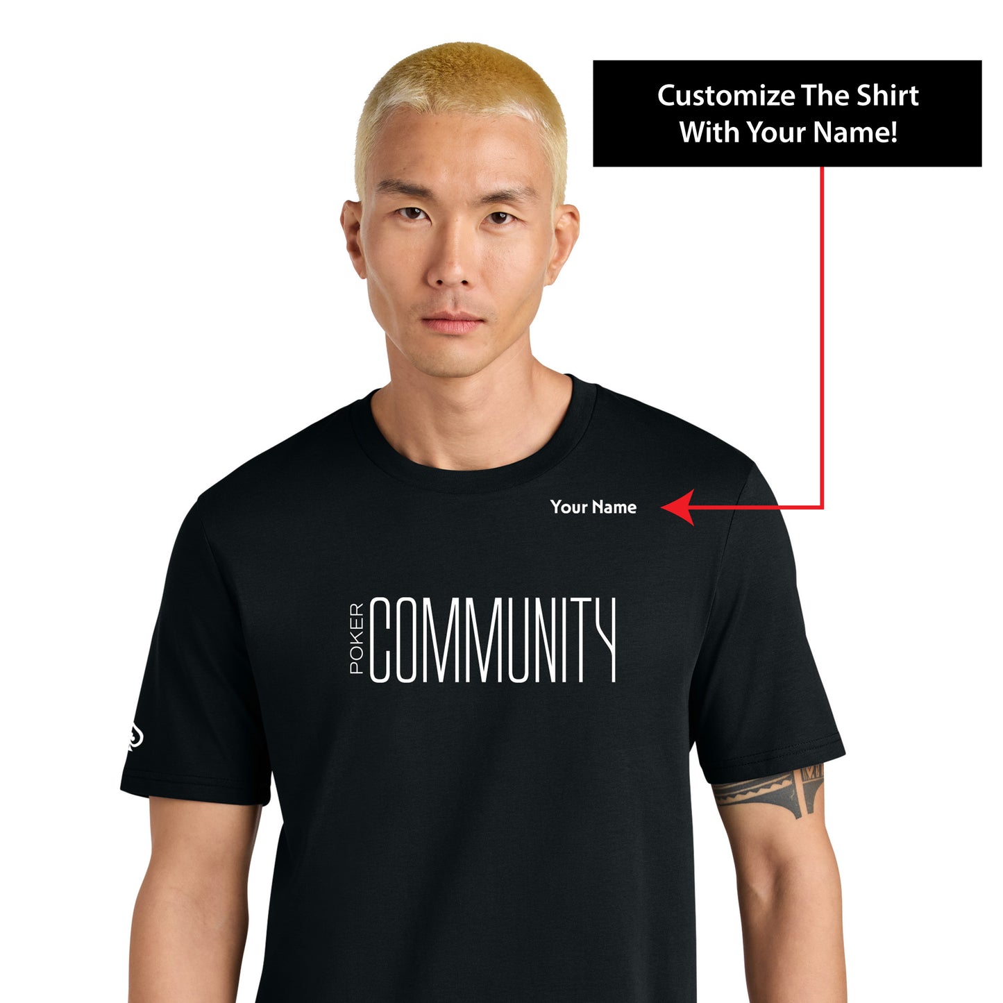 High Limit Club, Poker Community, Customizable (Your Name) Unisex Creator 2.0 T-Shirt - Black