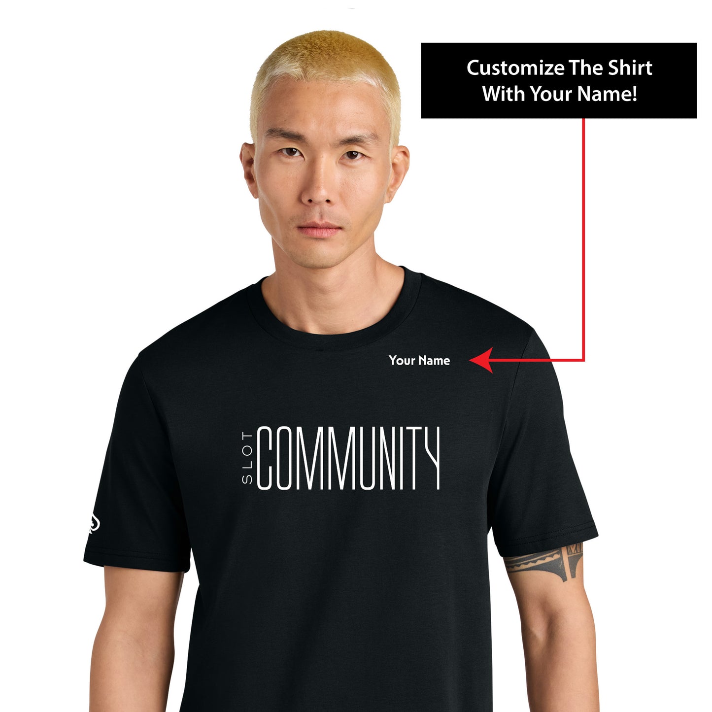 High Limit Club, Slot Community, Customizable (Your Name) Unisex Creator 2.0 T-Shirt- Black