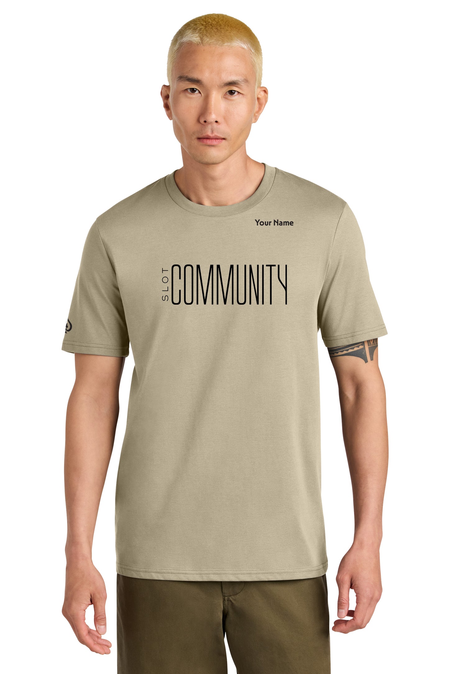High Limit Club, Slot Community, Customizable (Your Name) Unisex Creator 2.0 T-Shirt- Desert Dust
