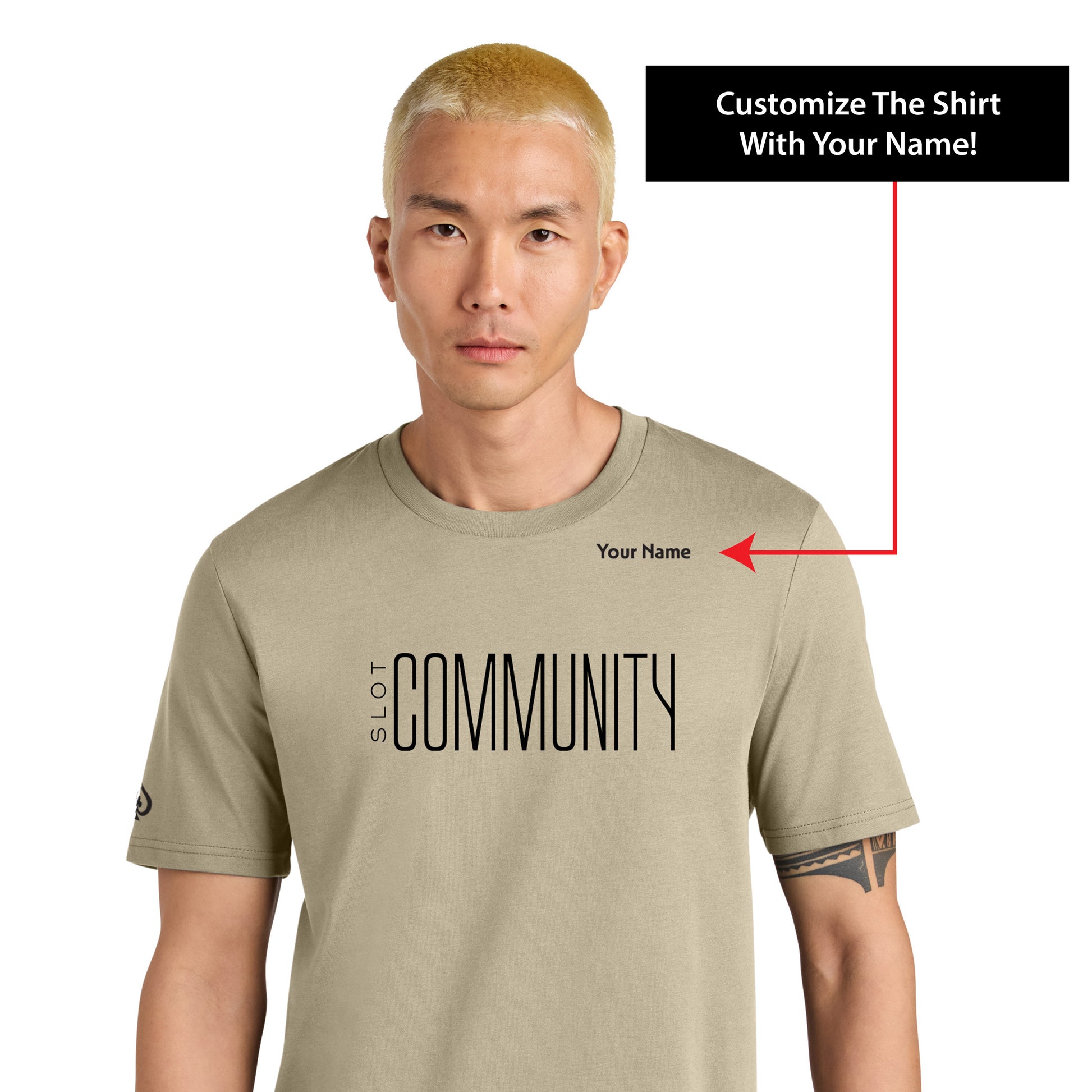 High Limit Club, Slot Community, Customizable (Your Name) Unisex Creator 2.0 T-Shirt- Desert Dust