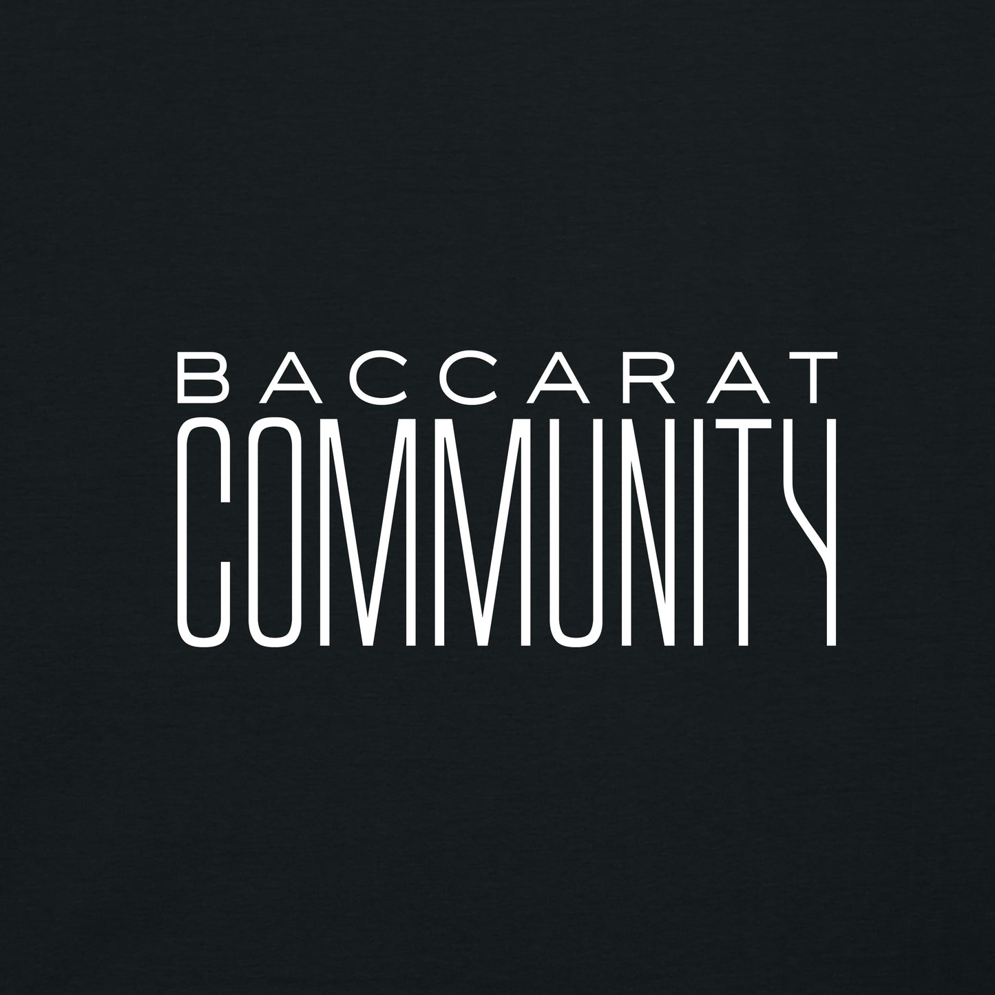 High Limit Club, Baccarat Community, Unisex Creator 2.0 Tee - Black