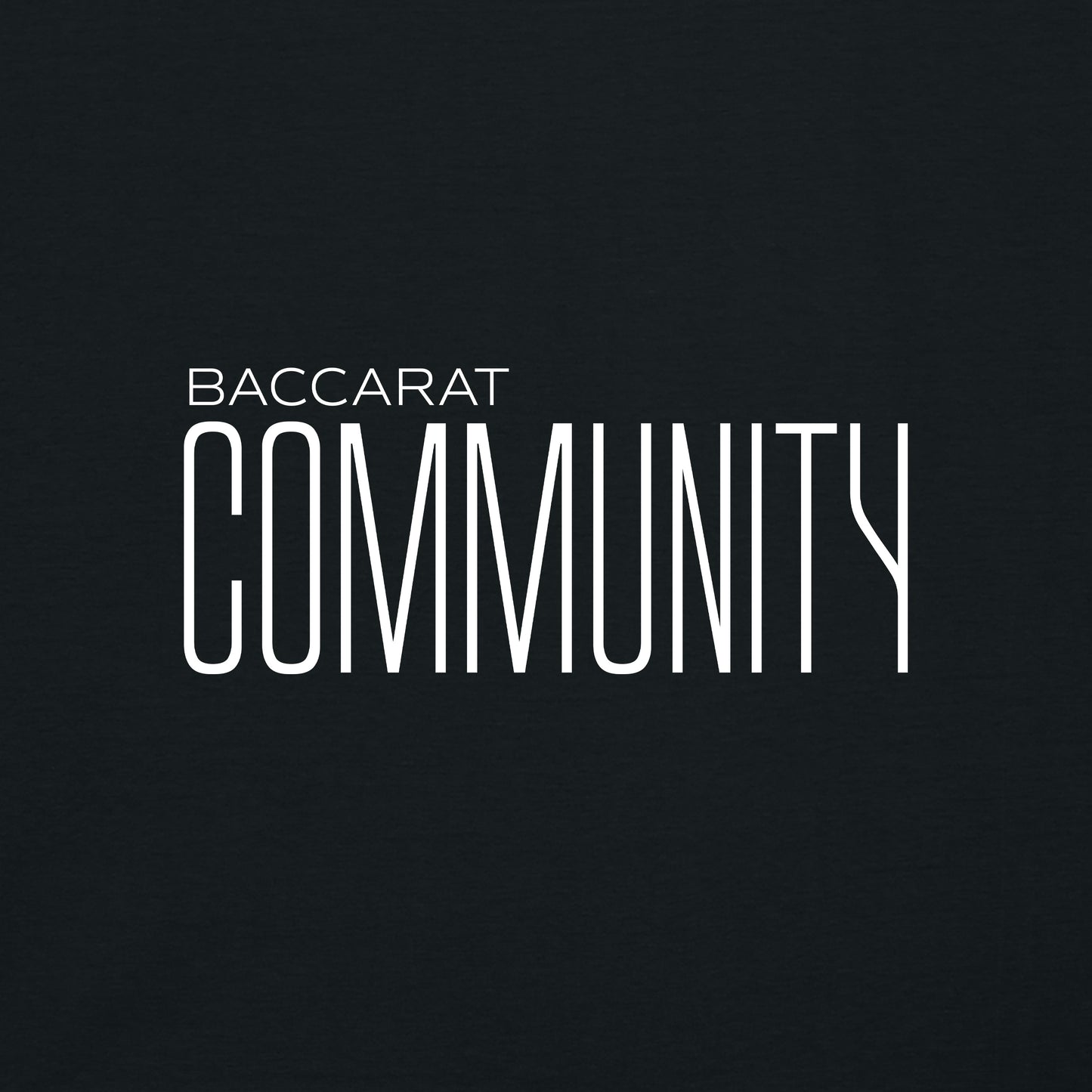 High Limit Club, Baccarat Community, Customizable Back (Your Name) Unisex T-Shirt - Black