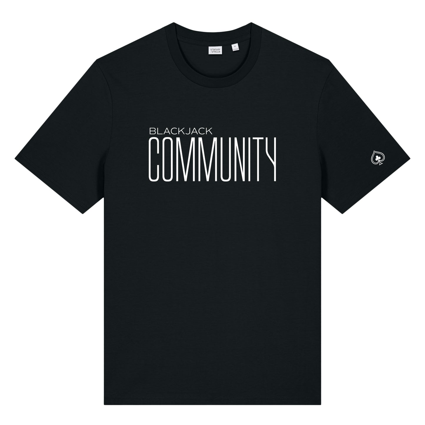 High Limit Club, Blackjack Community, Customizable Back (Your Name) Unisex Tee - Black