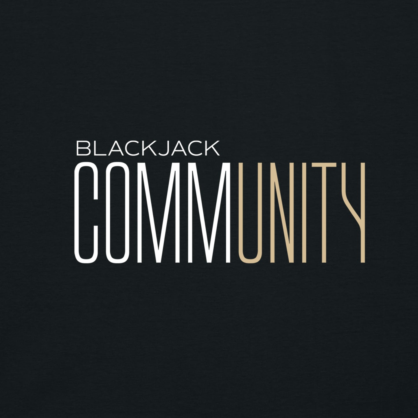 High Limit Club, Blackjack Community, 2 Color Logo, Unisex Creator 2.0 T-Shirt - Black