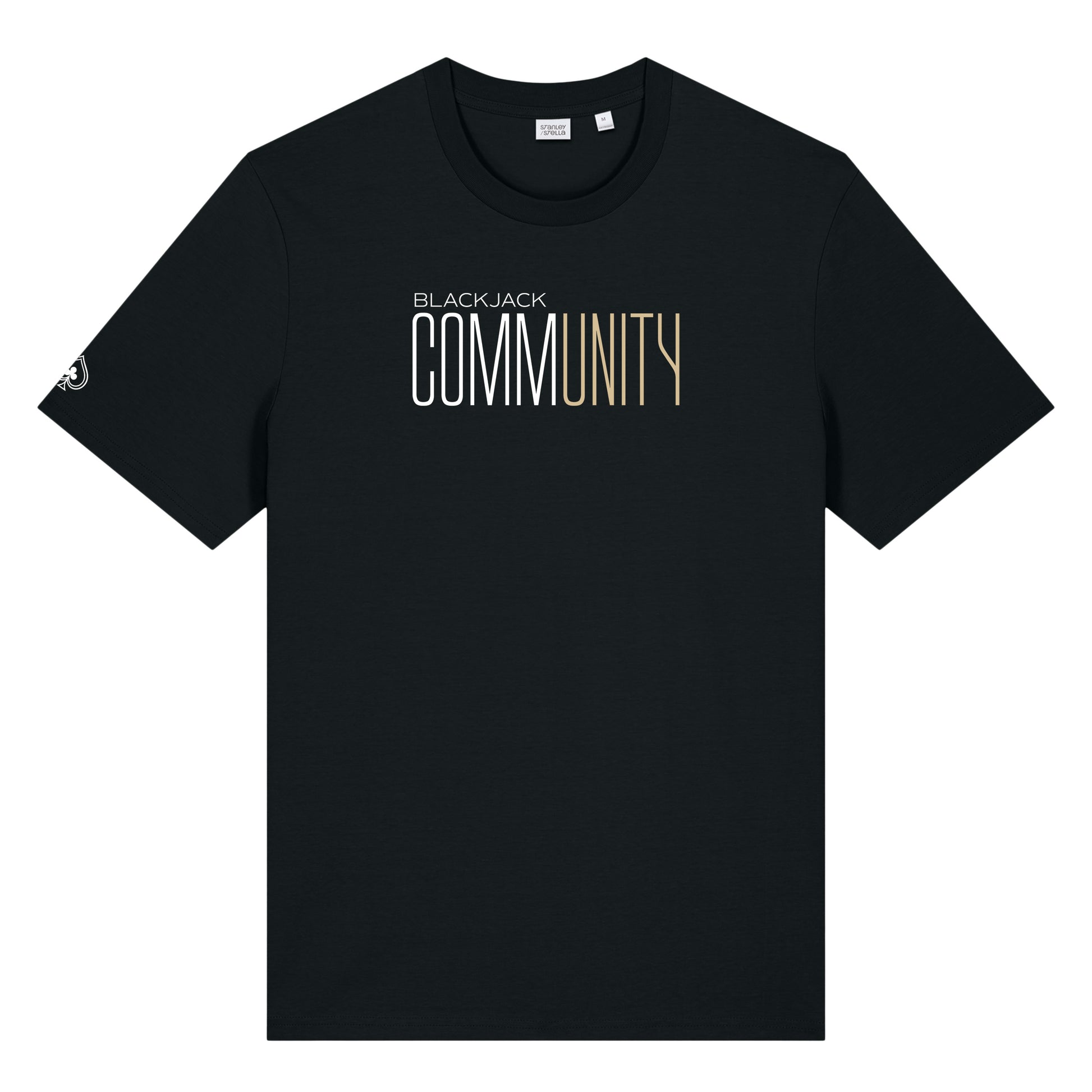 High Limit Club, Blackjack Community, 2 Color Logo, Unisex Creator 2.0 T-Shirt - Black