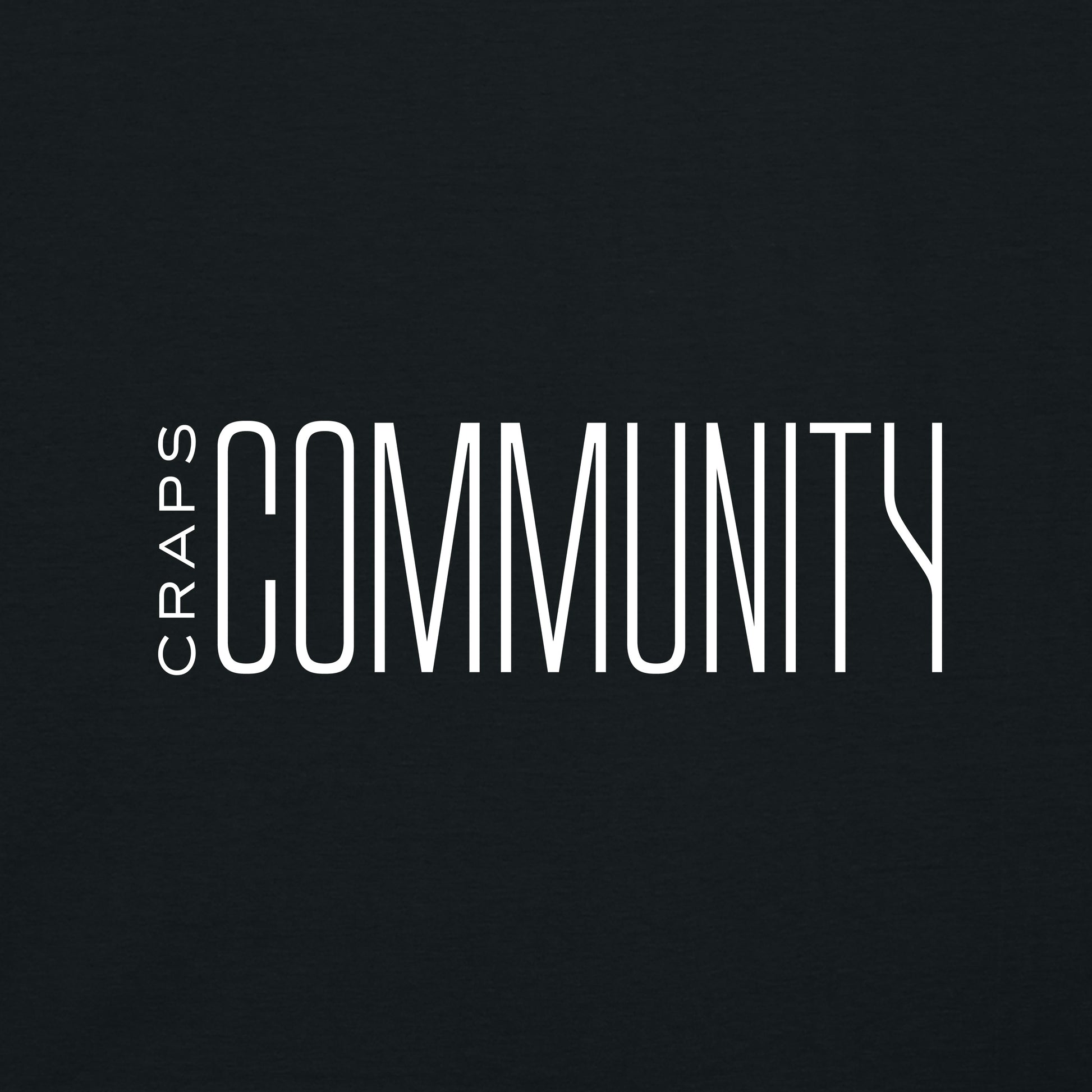 High Limit Club, Craps Community, Customizable Back (Your Name) Unisex Tee - Black