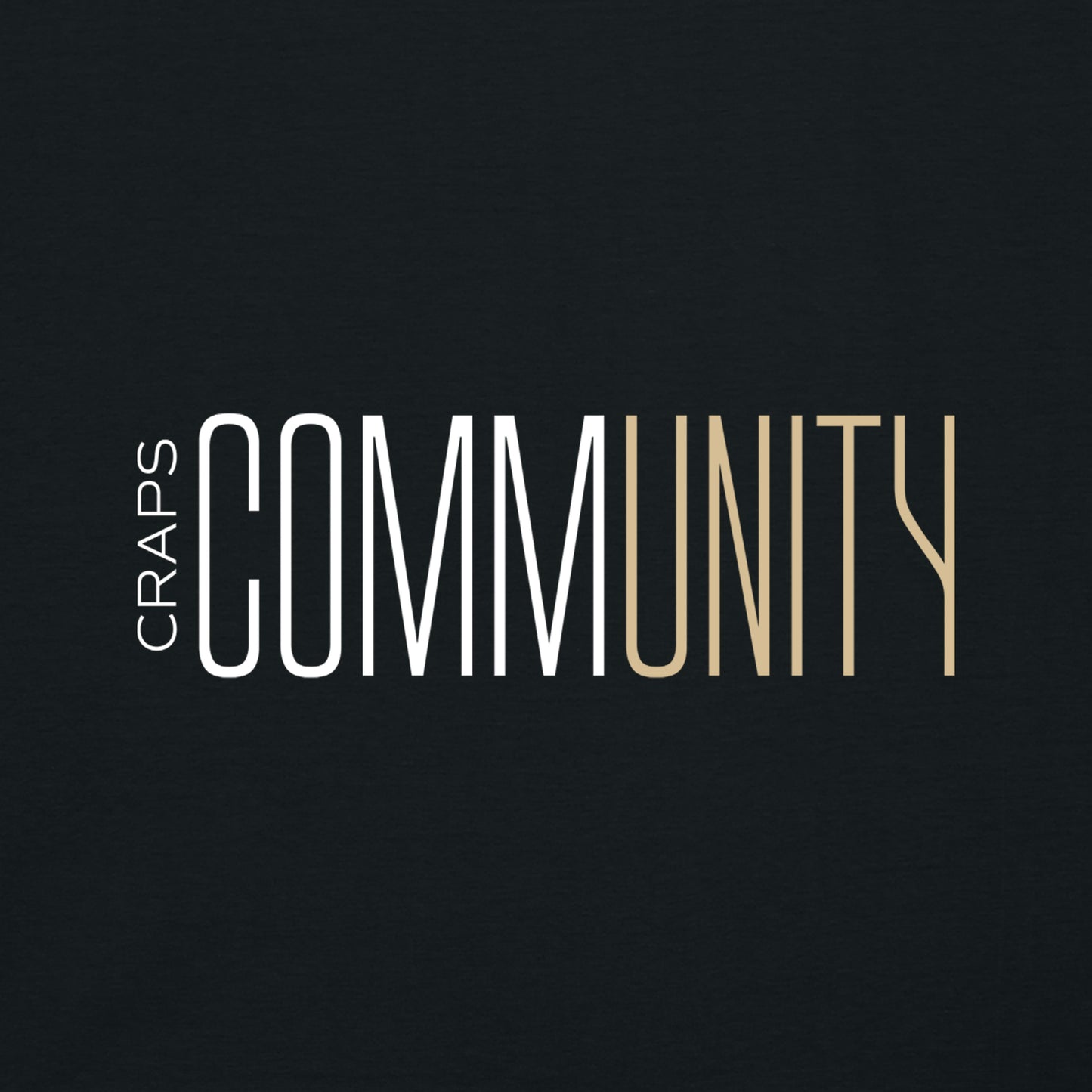 High Limit Club, Craps Community, 2 Color Logo, Unisex Creator 2.0 Tee - Black