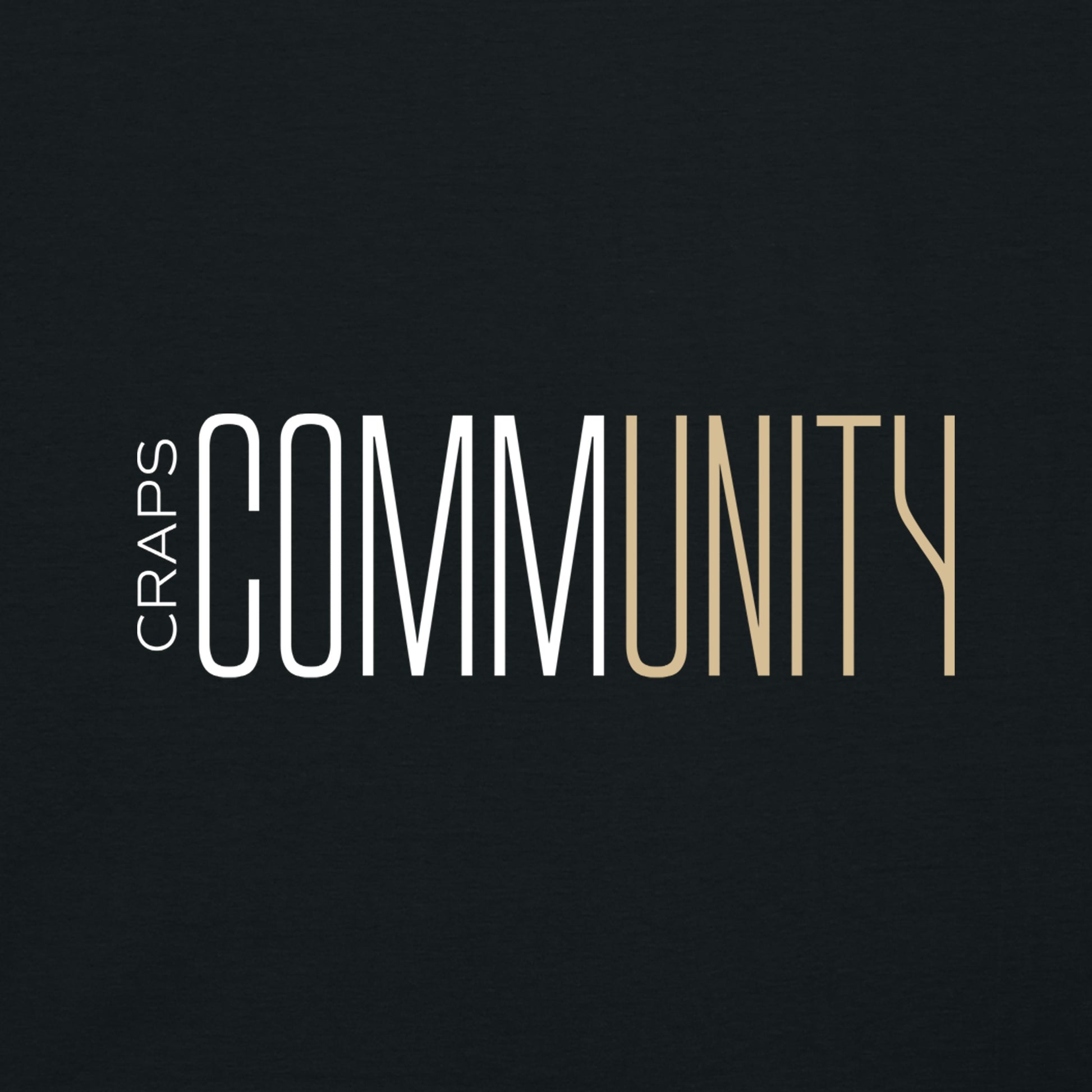 High Limit Club, Craps Community, 2 Color Logo, Unisex Creator 2.0 Tee - Black