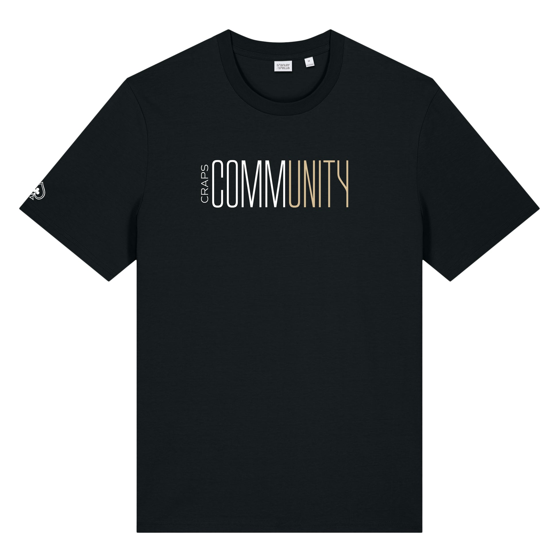 High Limit Club, Craps Community, 2 Color Logo, Unisex Creator 2.0 Tee - Black