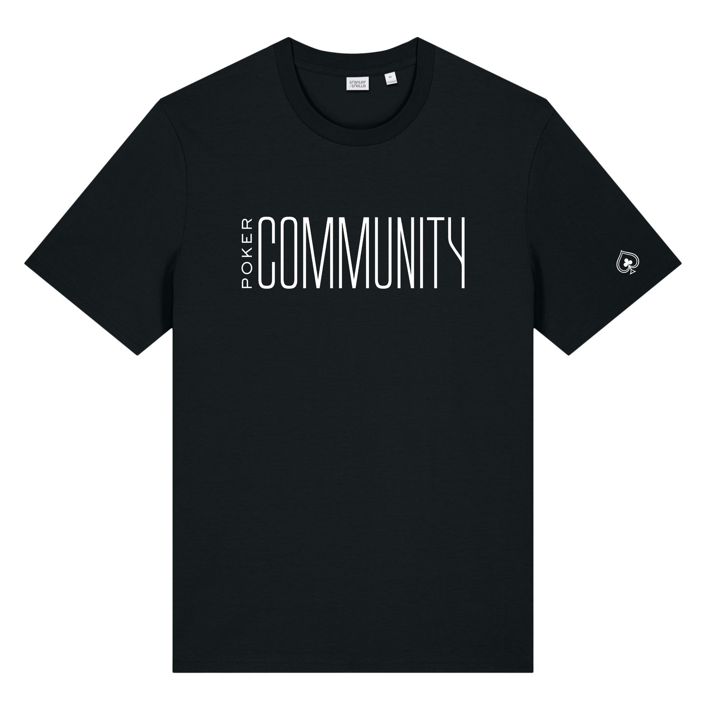 High Limit Club, Poker Community, Customizable Back (Your Name) Unisex Tee - Black