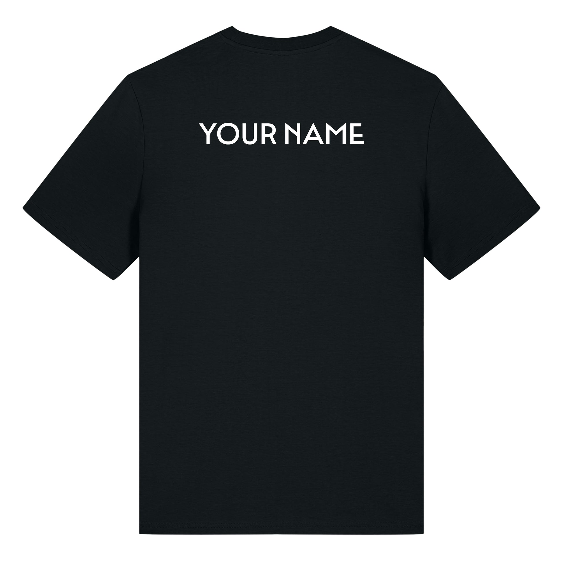 High Limit Club, Blackjack Community, Customizable Back (Your Name) Unisex Tee - Black