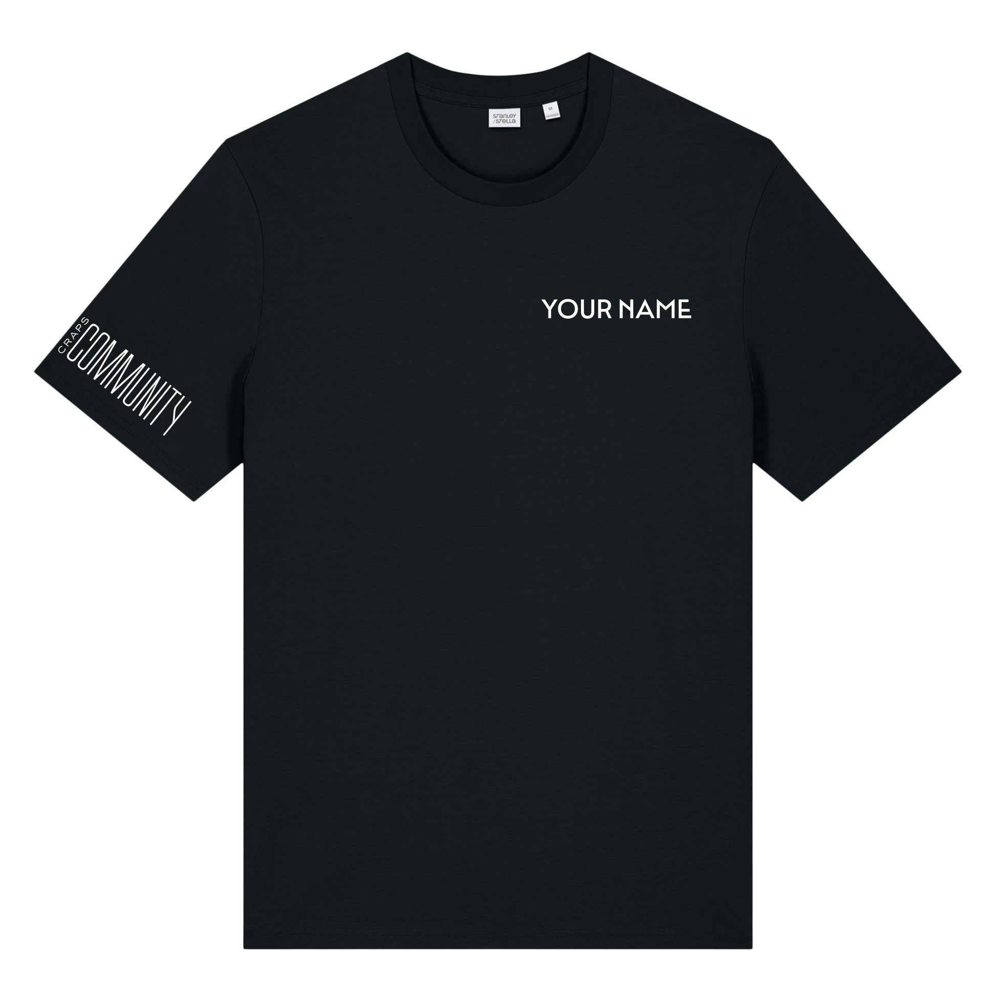 High Limit Club, Craps Community, Customizable (Your Name), Unisex Creator 2.0 Tee - Black