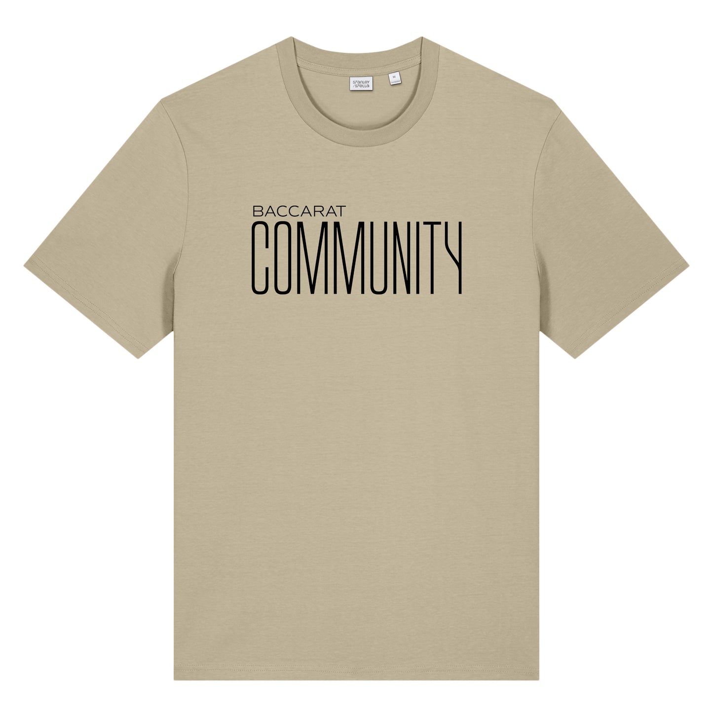 High Limit Club, Baccarat Community, Customizable Back (Your Name) Unisex T-Shirt - Desert