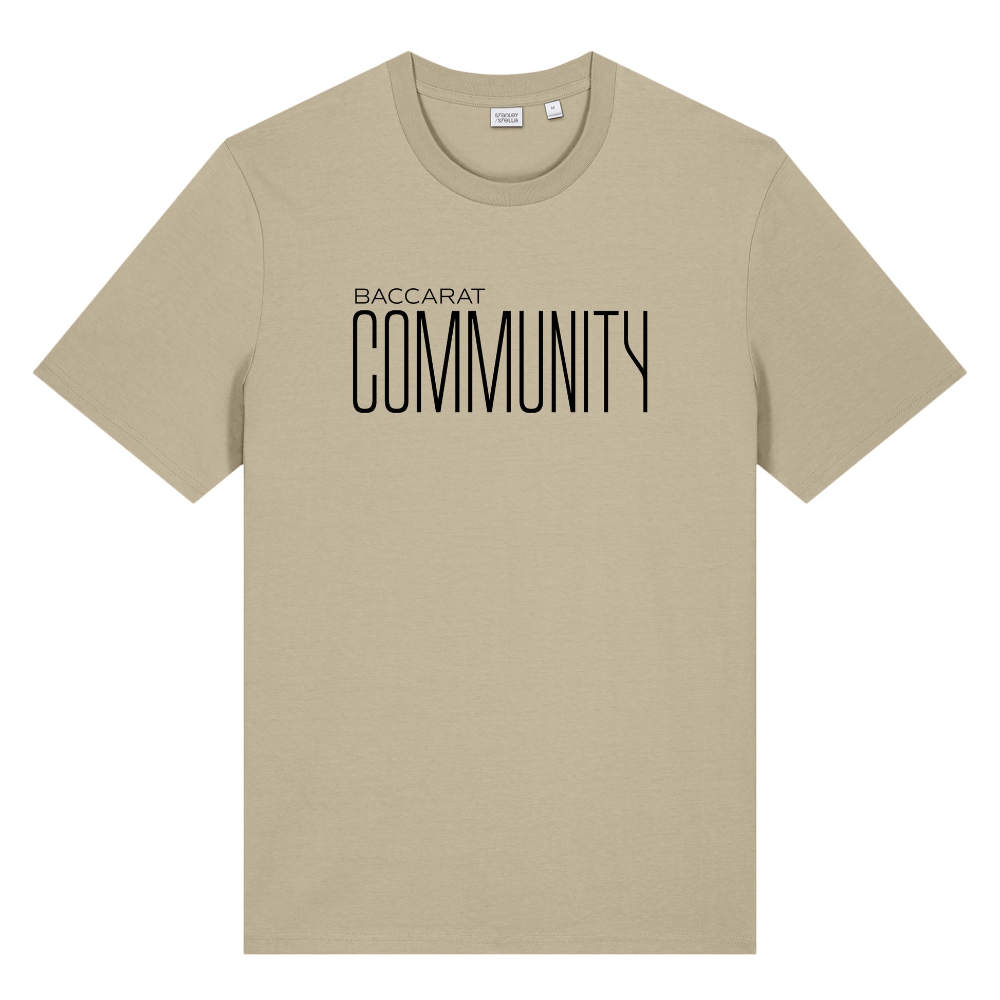 High Limit Club, Baccarat Community, Customizable Back (Your Name) Unisex T-Shirt - Desert