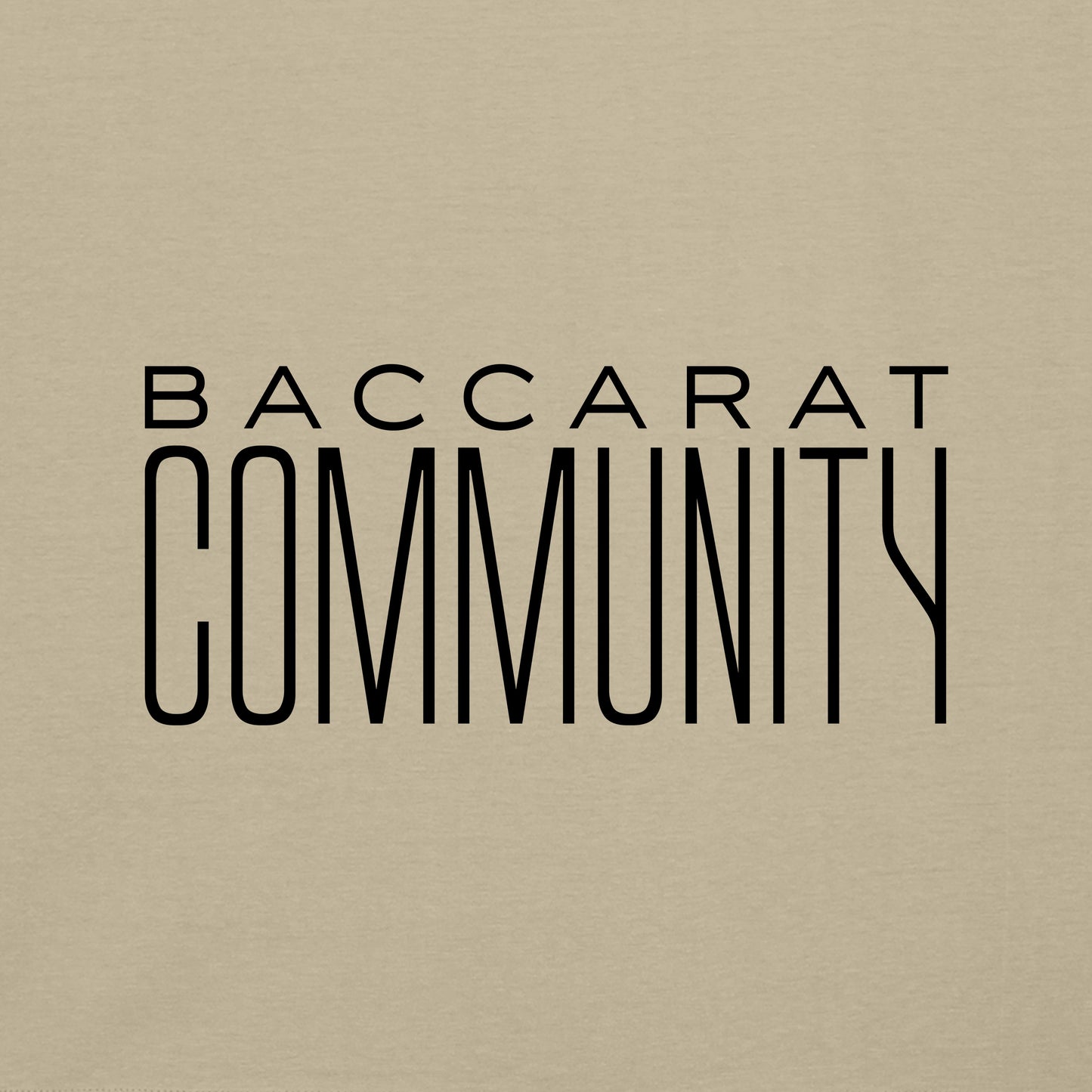 High Limit Club, Baccarat Community, Unisex Creator 2.0 Tee - Beige