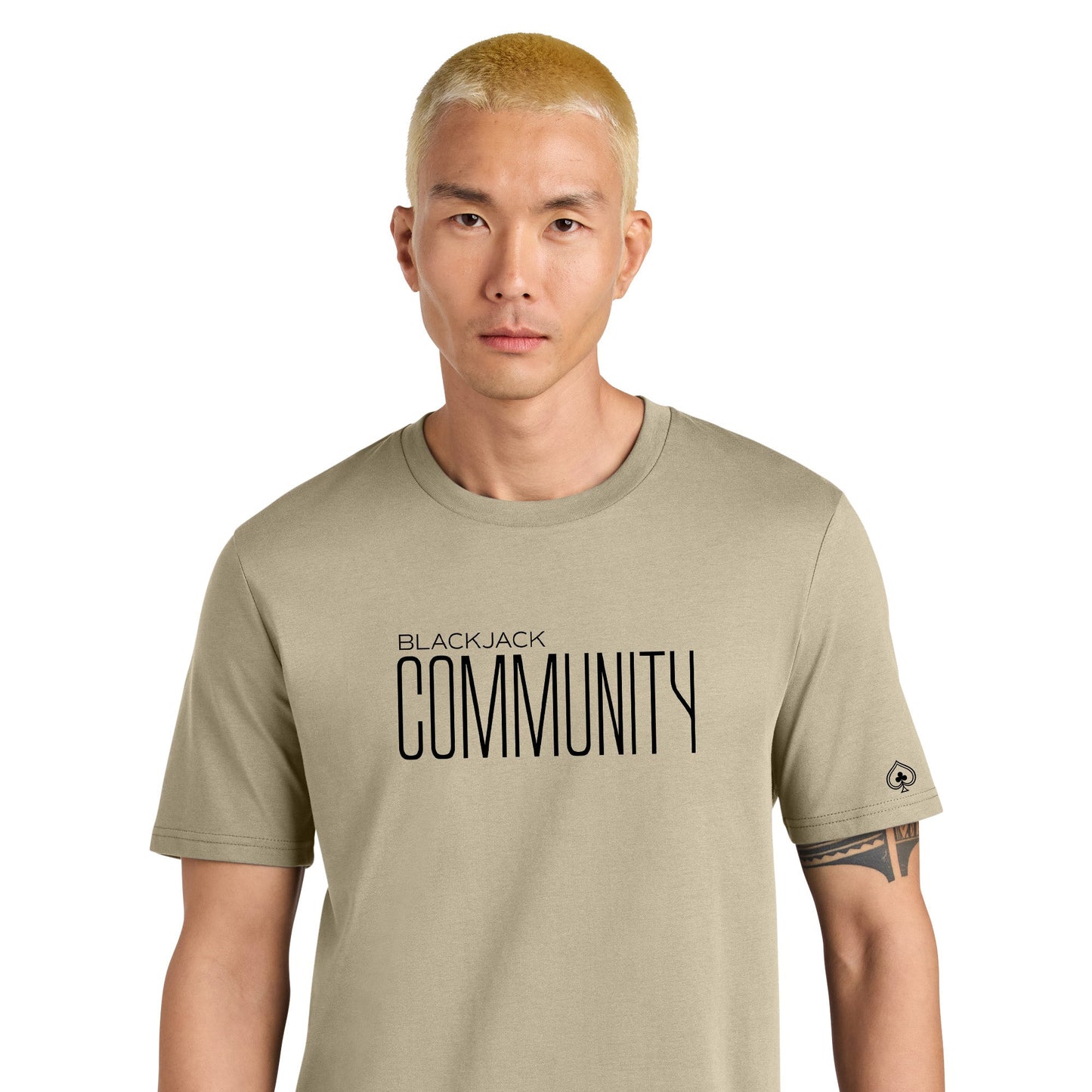 High Limit Club, Blackjack Community, Customizable Back (Your Name) Unisex Tee - Desert