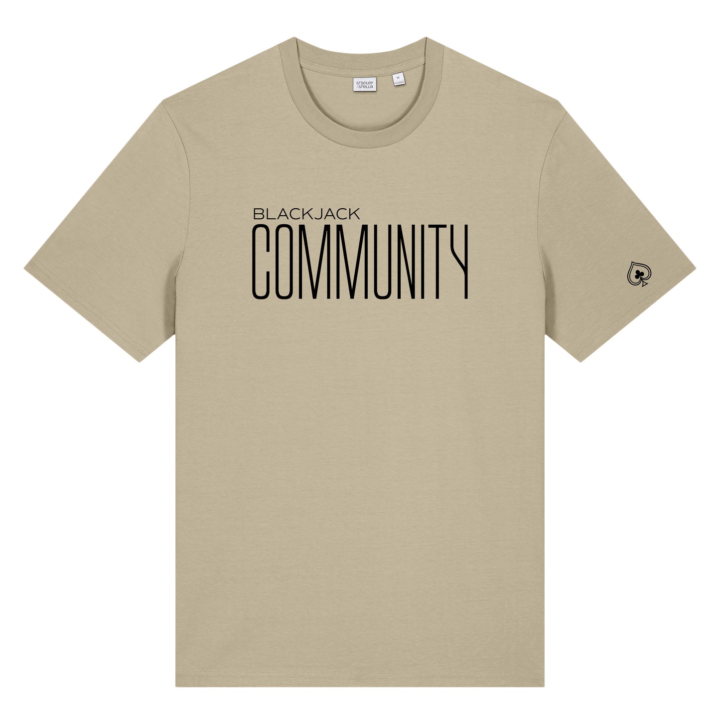 High Limit Club, Blackjack Community, Customizable Back (Your Name) Unisex Tee - Desert