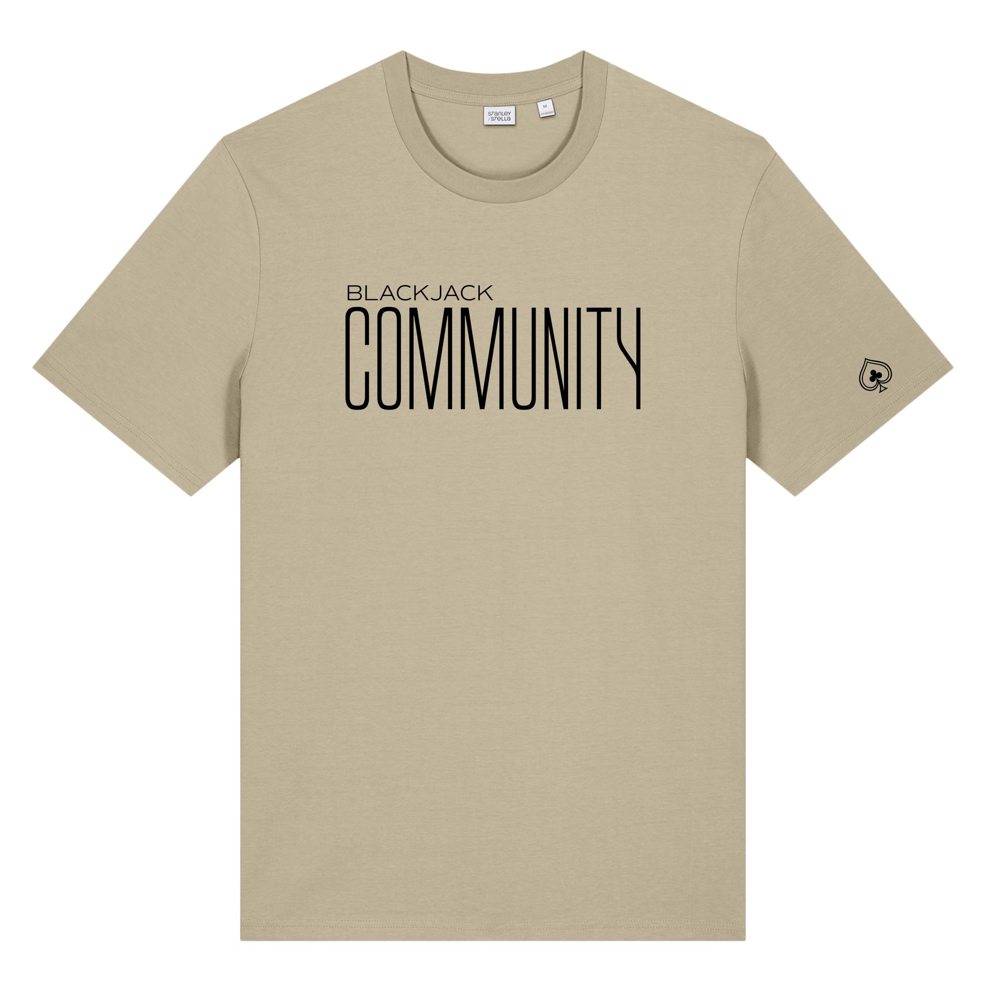 High Limit Club, Blackjack Community, Customizable Back (Your Name) Unisex Tee - Desert