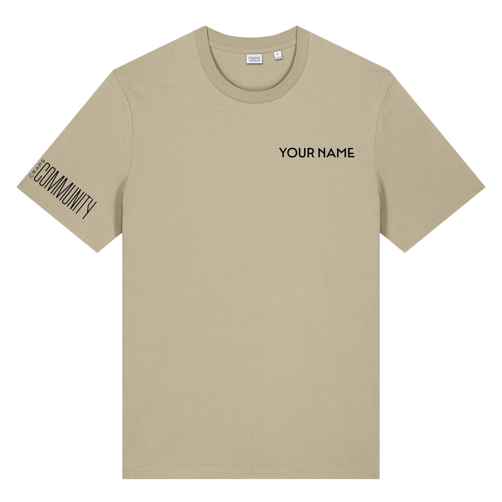 High Limit Club, Craps Community, Customizable (Your Name), Unisex Creator 2.0 Tee - Desert