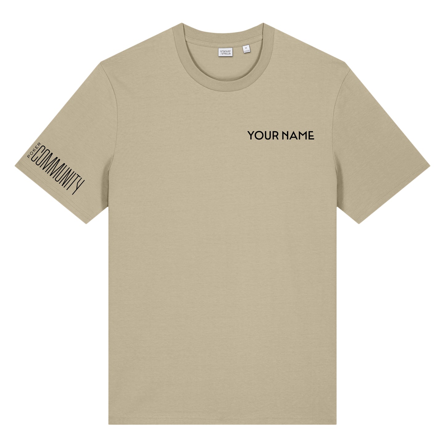 High Limit Club, Poker Community, Customizable (Your Name), Unisex Creator 2.0 Tee - Desert