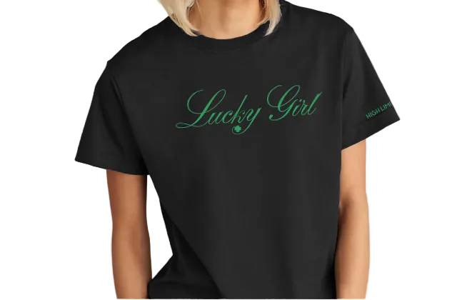 High Limit Club, Lucky Girl Script, Unisex Creator 2.0 T-Shirt