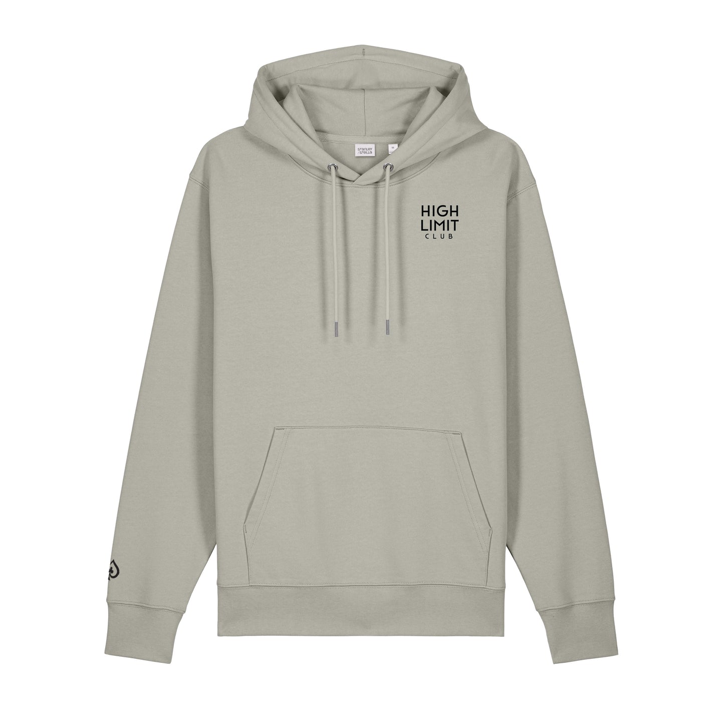High Limit Club, Raised HLC Stack Logo, Stanley/Stella Unisex Cruiser 2.0 Hooded Sweatshirt