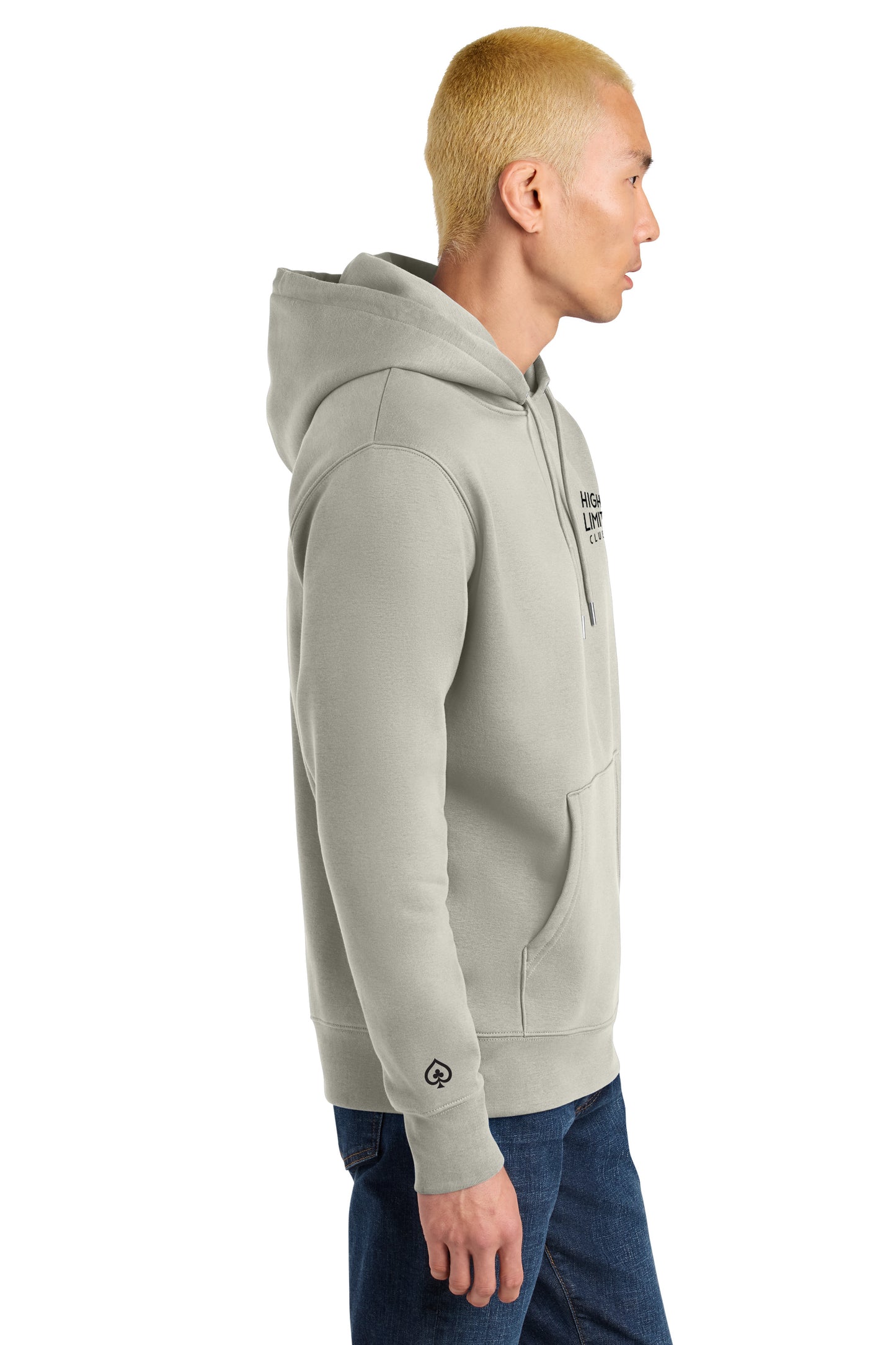 High Limit Club, Raised HLC Stack Logo, Stanley/Stella Unisex Cruiser 2.0 Hooded Sweatshirt
