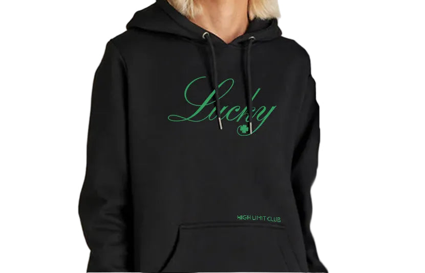 High Limit Club, Lucky Script, Stanley/Stella Unisex Cruiser 2.0 Hooded Sweatshirt
