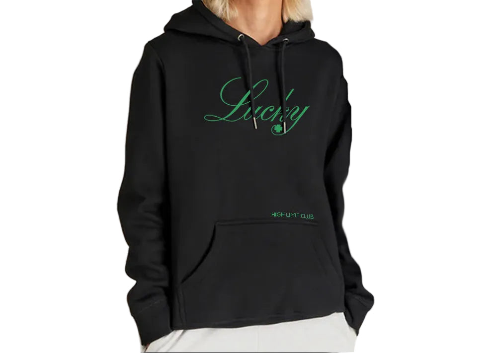 High Limit Club, Lucky Script, Stanley/Stella Unisex Cruiser 2.0 Hooded Sweatshirt