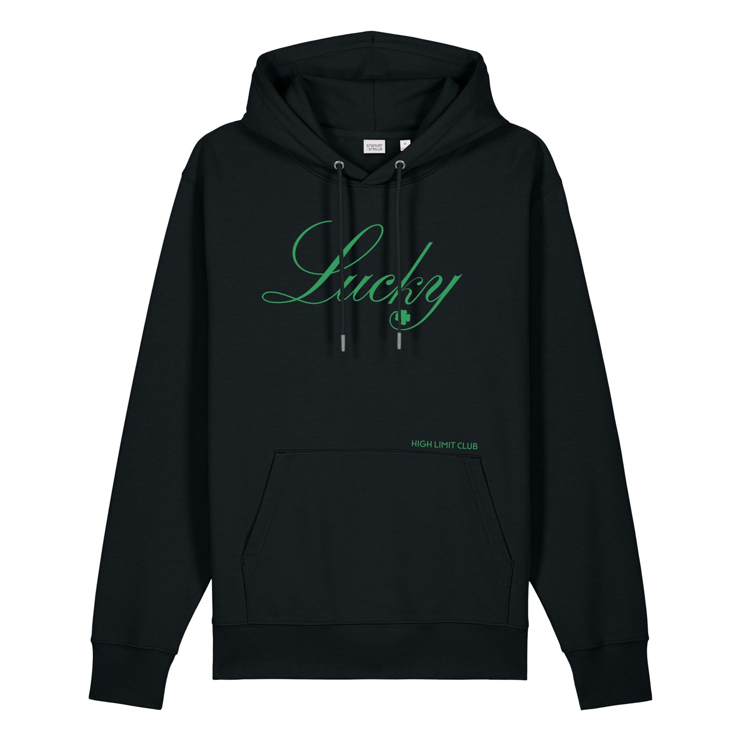 High Limit Club, Lucky Script, Stanley/Stella Unisex Cruiser 2.0 Hooded Sweatshirt