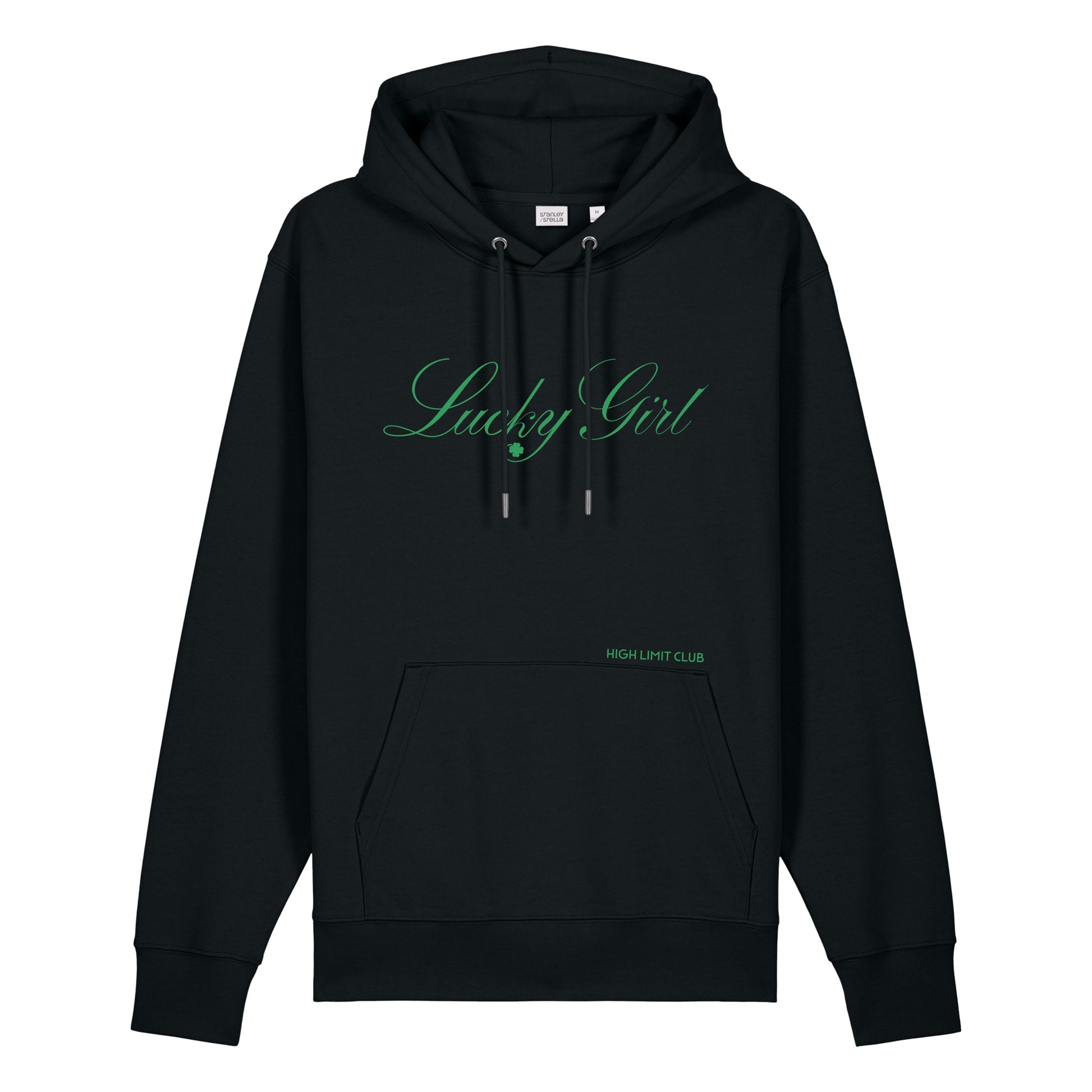 High Limit Club, Lucky Girl Script, Stanley/Stella Unisex Cruiser 2.0 Hooded Sweatshirt