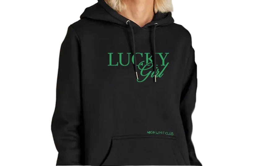 High Limit Club, Lucky Girl, Stanley/Stella Unisex Cruiser 2.0 Hooded Sweatshirt