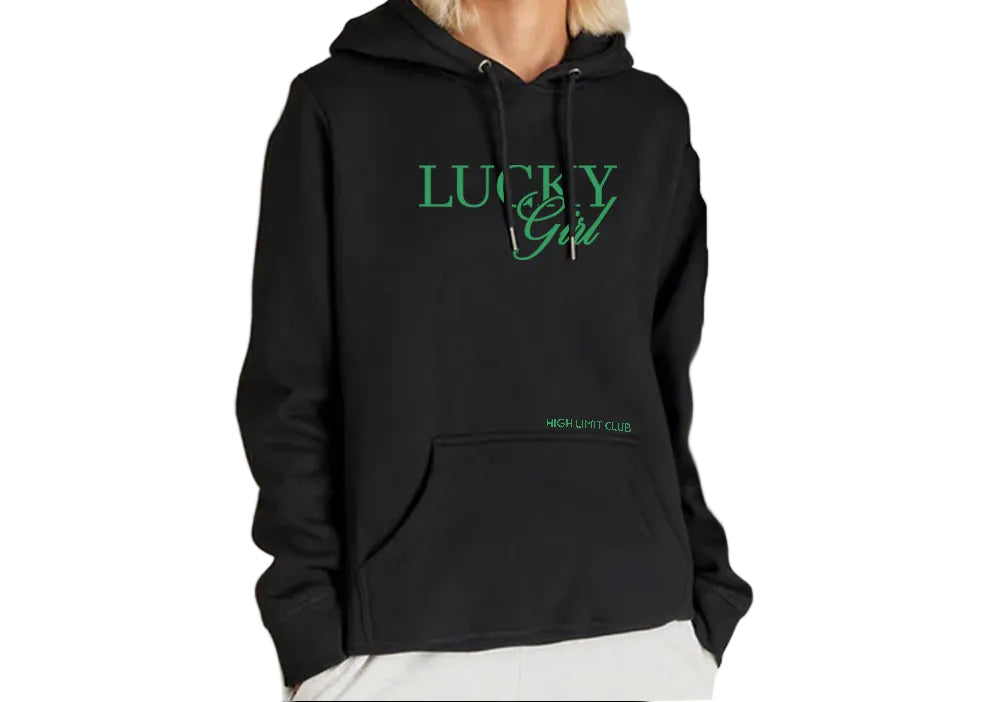 High Limit Club, Lucky Girl, Stanley/Stella Unisex Cruiser 2.0 Hooded Sweatshirt
