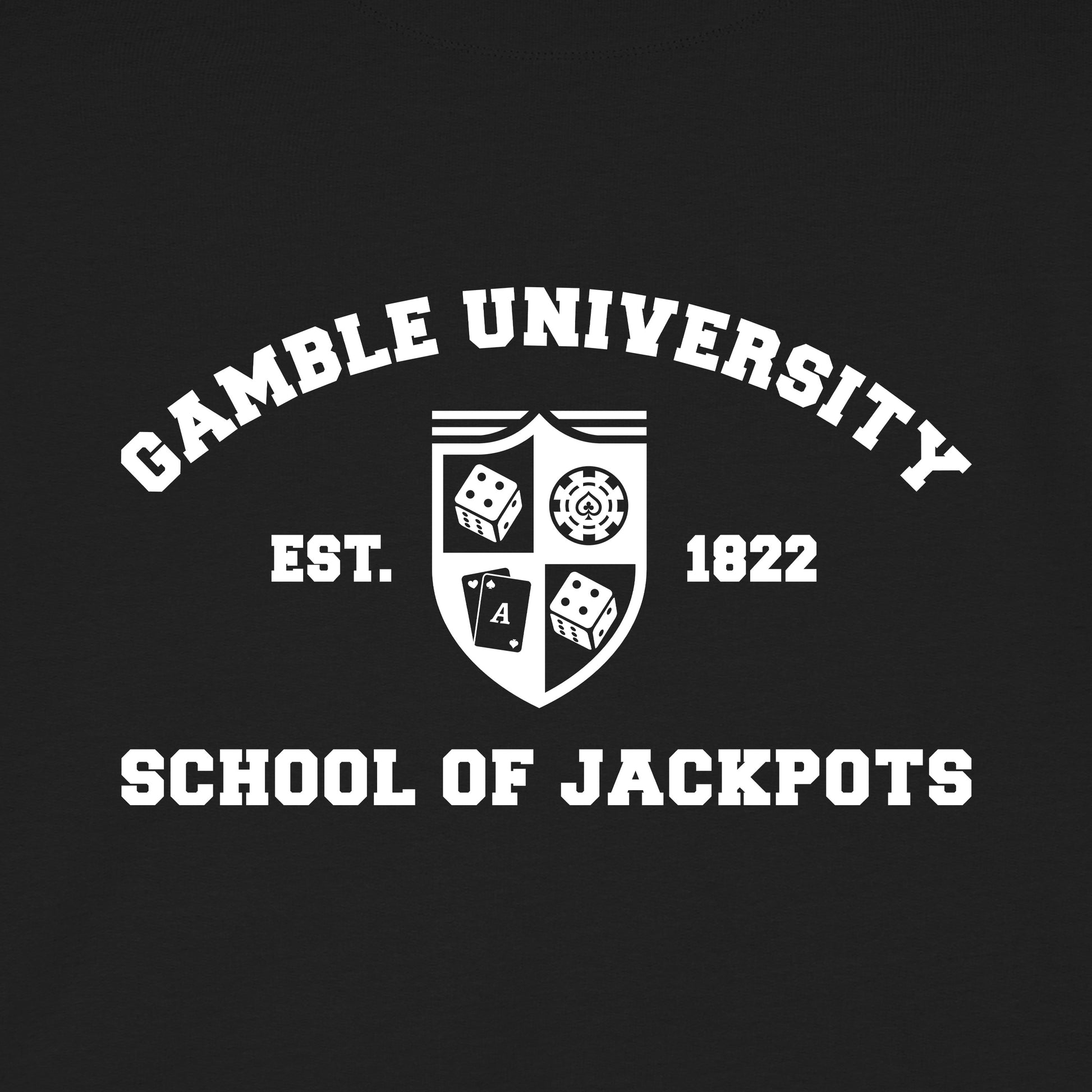 High Limit Club, Gamble University, Game Crest, Stanley/Stella Unisex Changer 2.0 Crewneck Sweatshirt
