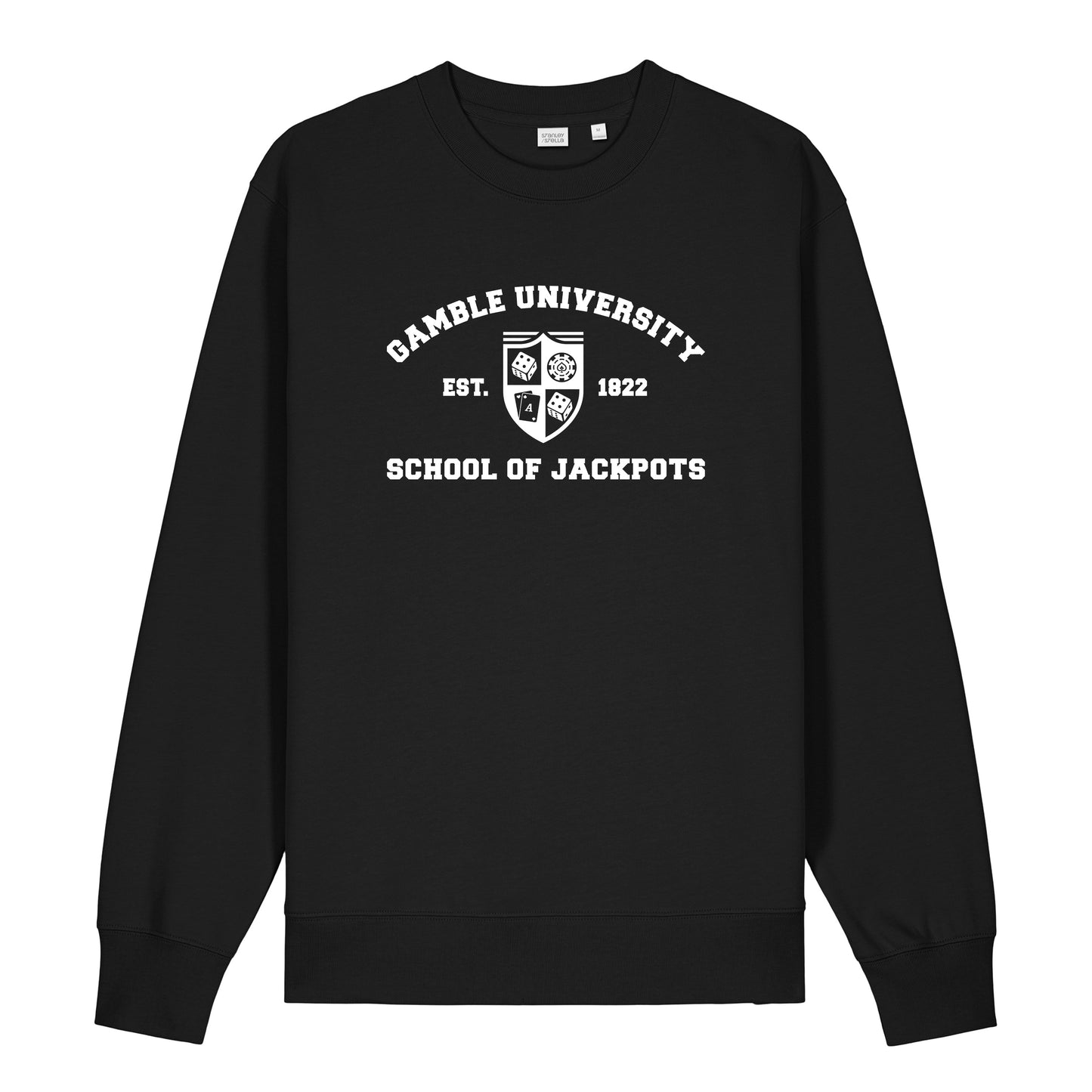 High Limit Club, Gamble University, Game Crest, Stanley/Stella Unisex Changer 2.0 Crewneck Sweatshirt