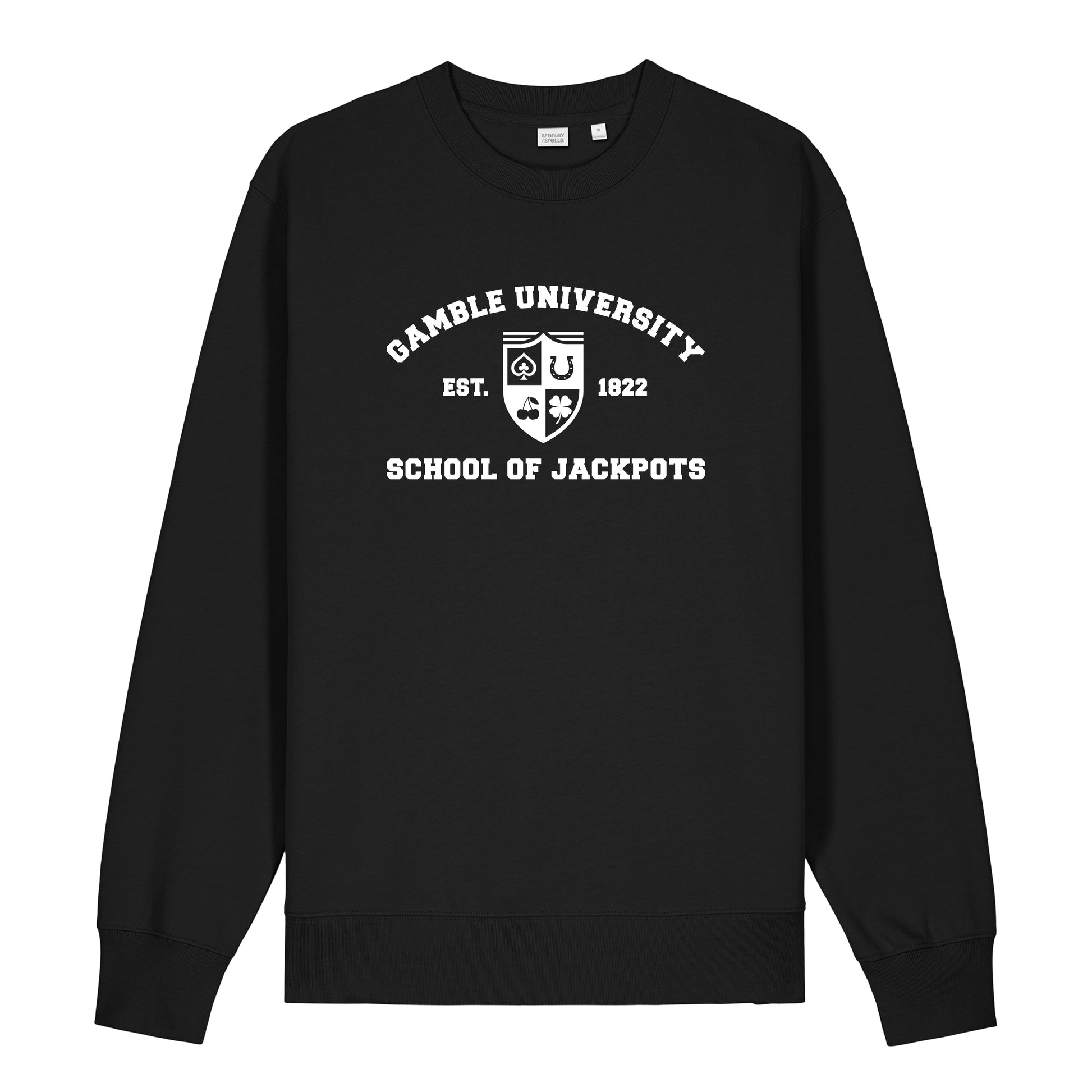 High Limit Club, Gamble University, Lucky Crest, Stanley/Stella Unisex Changer 2.0 Crewneck Sweatshirt