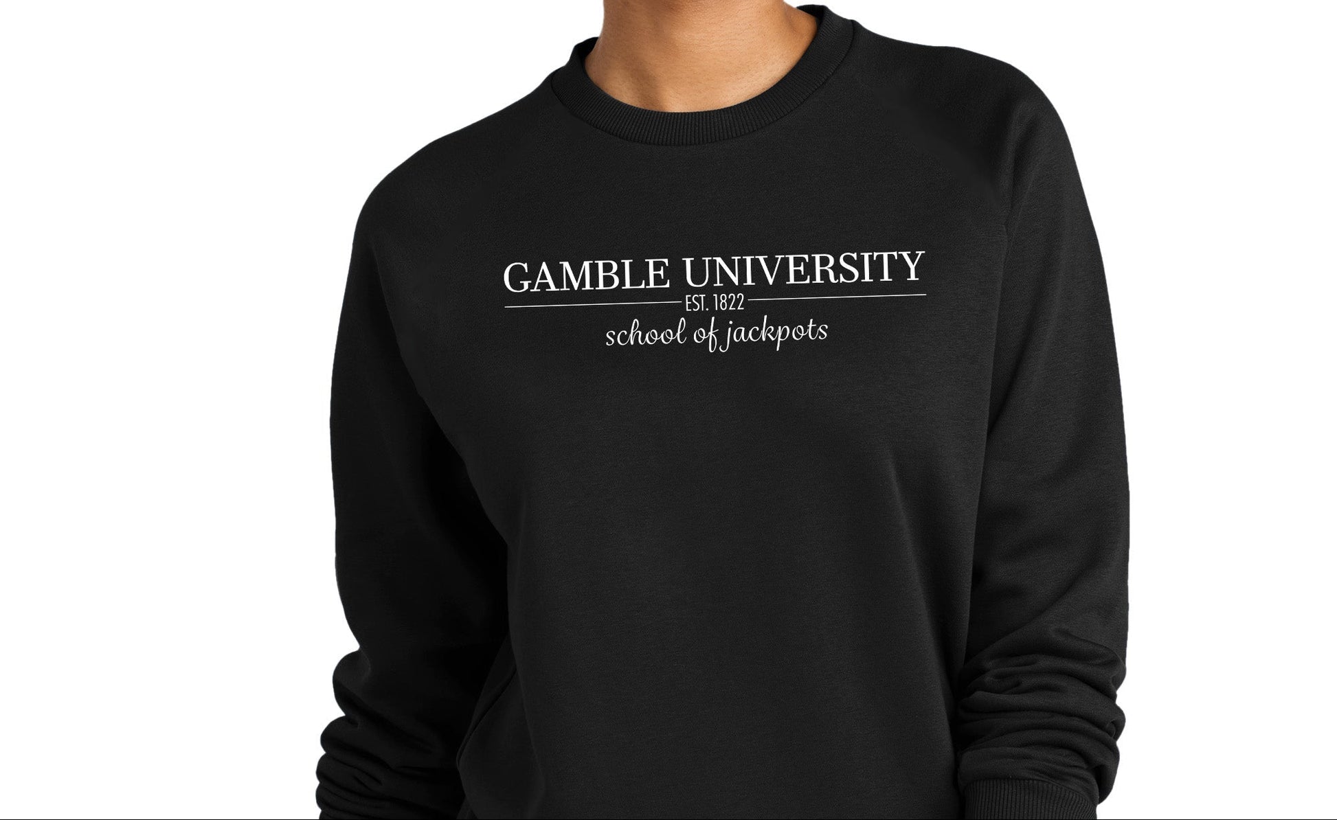 High Limit Club, Gamble University EST. 1822, Stanley/Stella Unisex Changer 2.0 Crewneck Sweatshirt