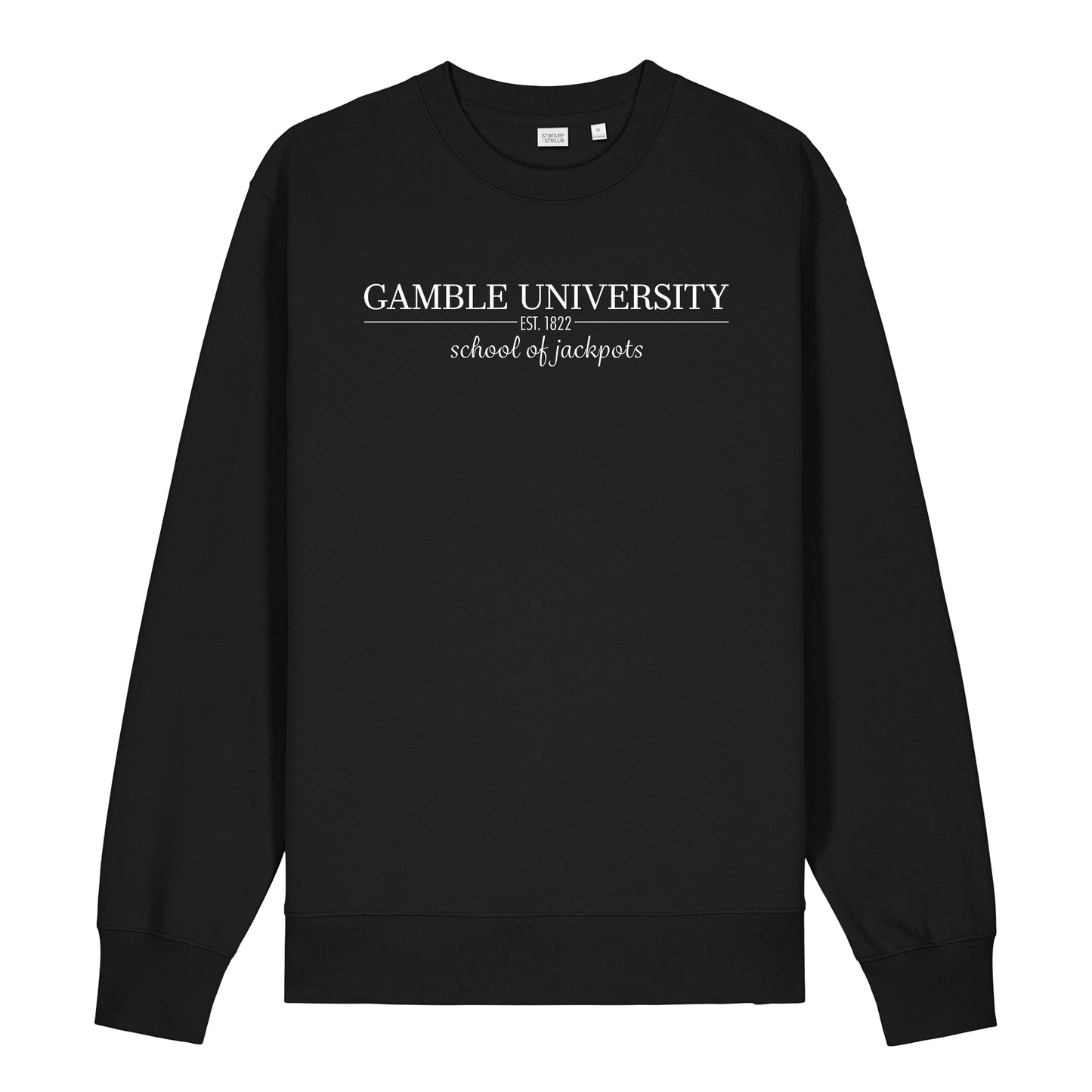 High Limit Club, Gamble University EST. 1822, Stanley/Stella Unisex Changer 2.0 Crewneck Sweatshirt